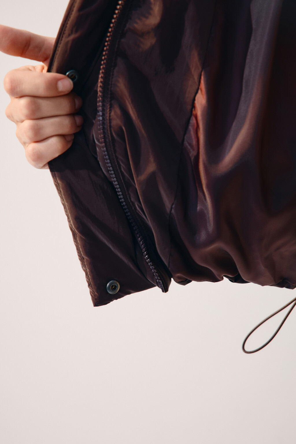 Куртка стеганая с высоким воротником - цвет коричневый - 7