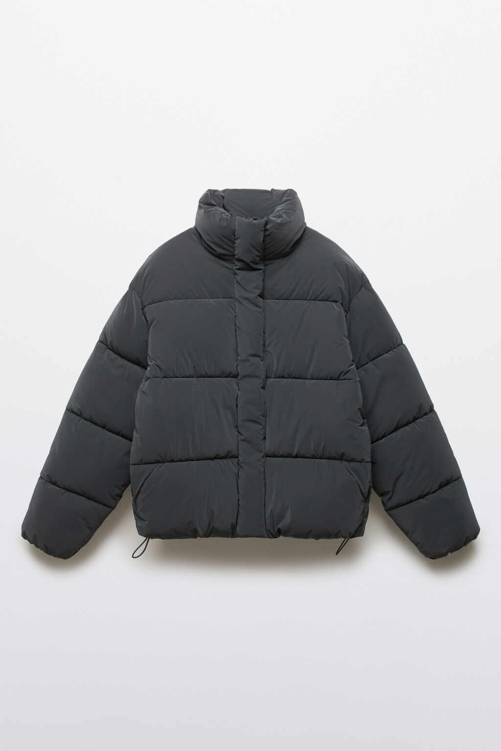Куртка стеганая с высоким воротником - цвет серый - 9