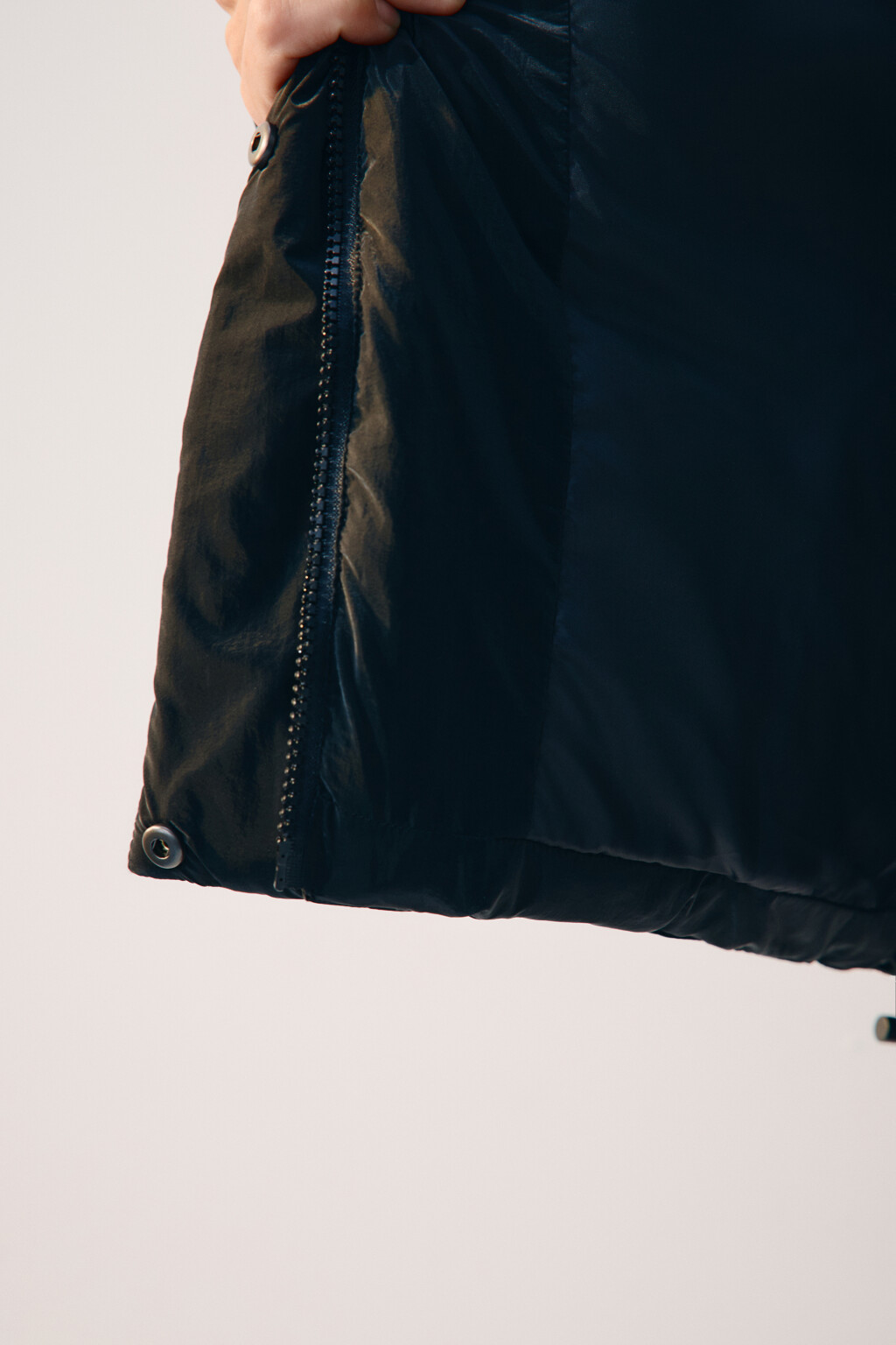 Куртка стеганая с высоким воротником - цвет черный - 8