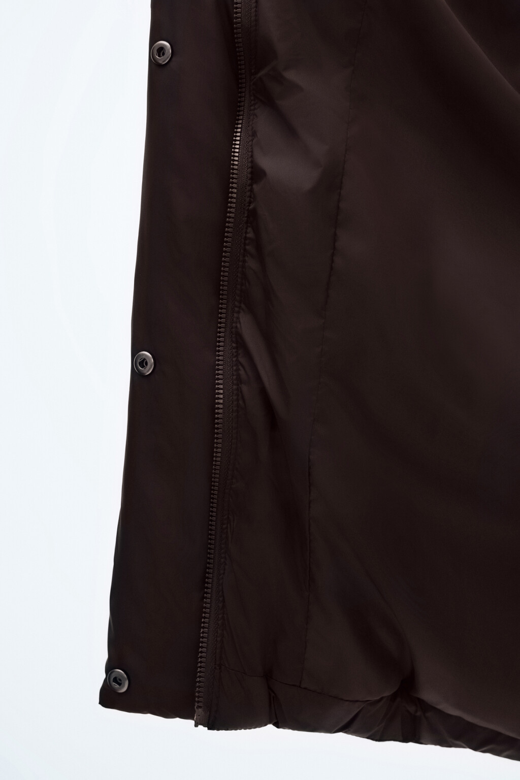 Куртка короткая стеганая с капюшоном - цвет коричневый - 7