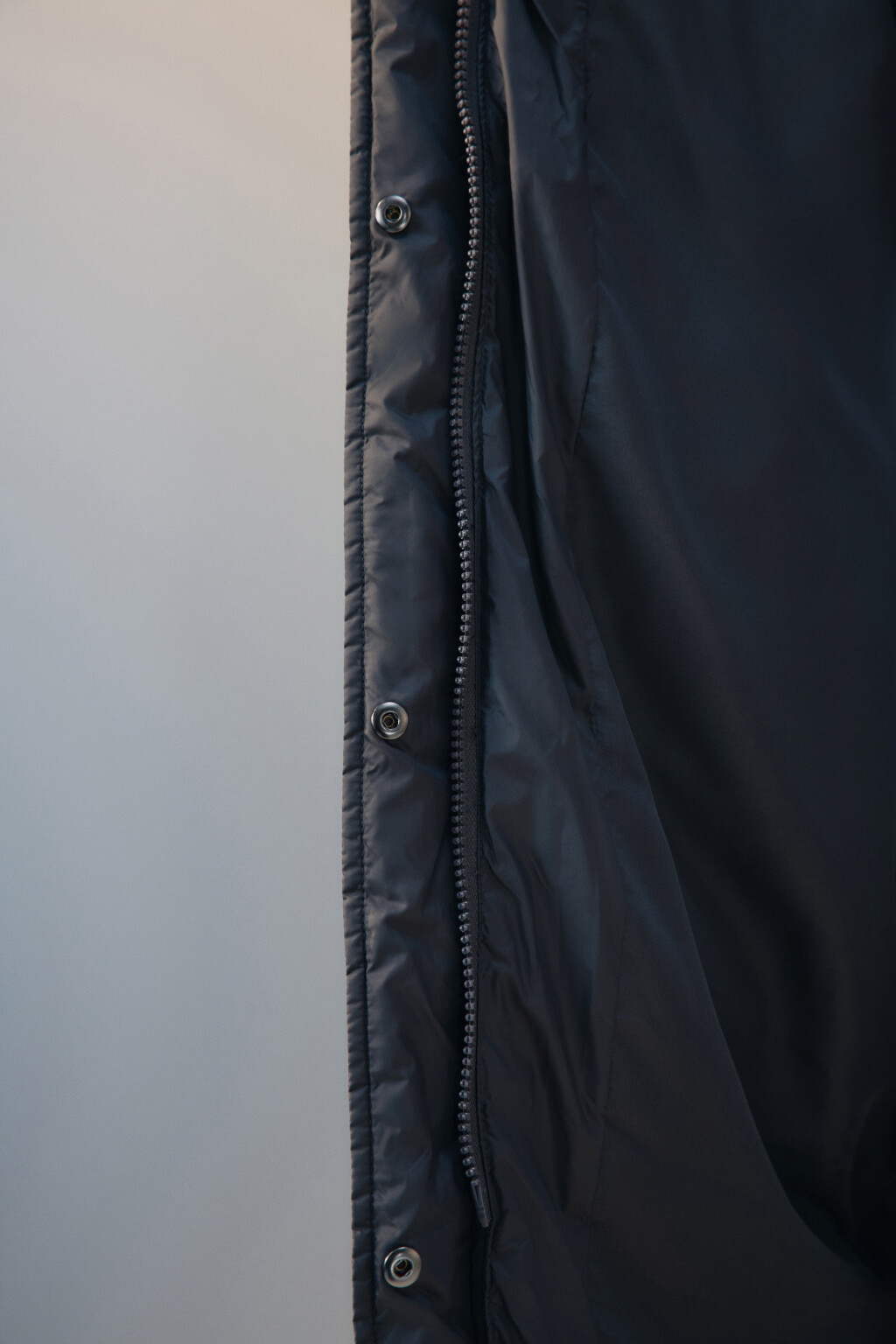 Пальто стеганое с капюшоном - цвет серый - 7