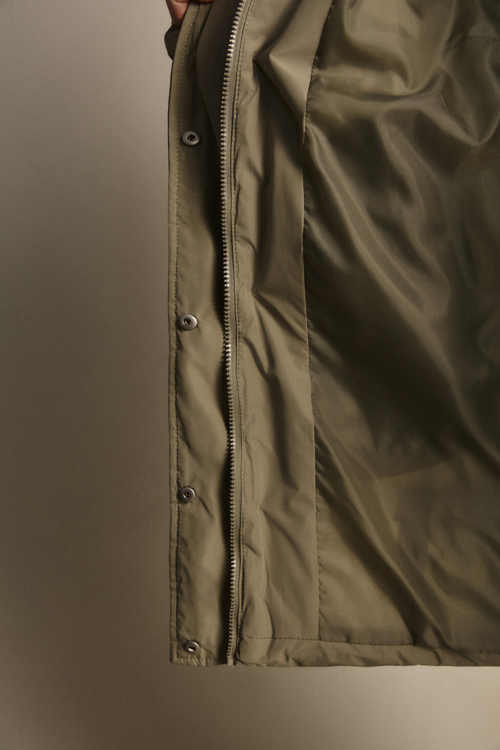 Куртка стеганая с капюшоном - цвет зеленый - 8