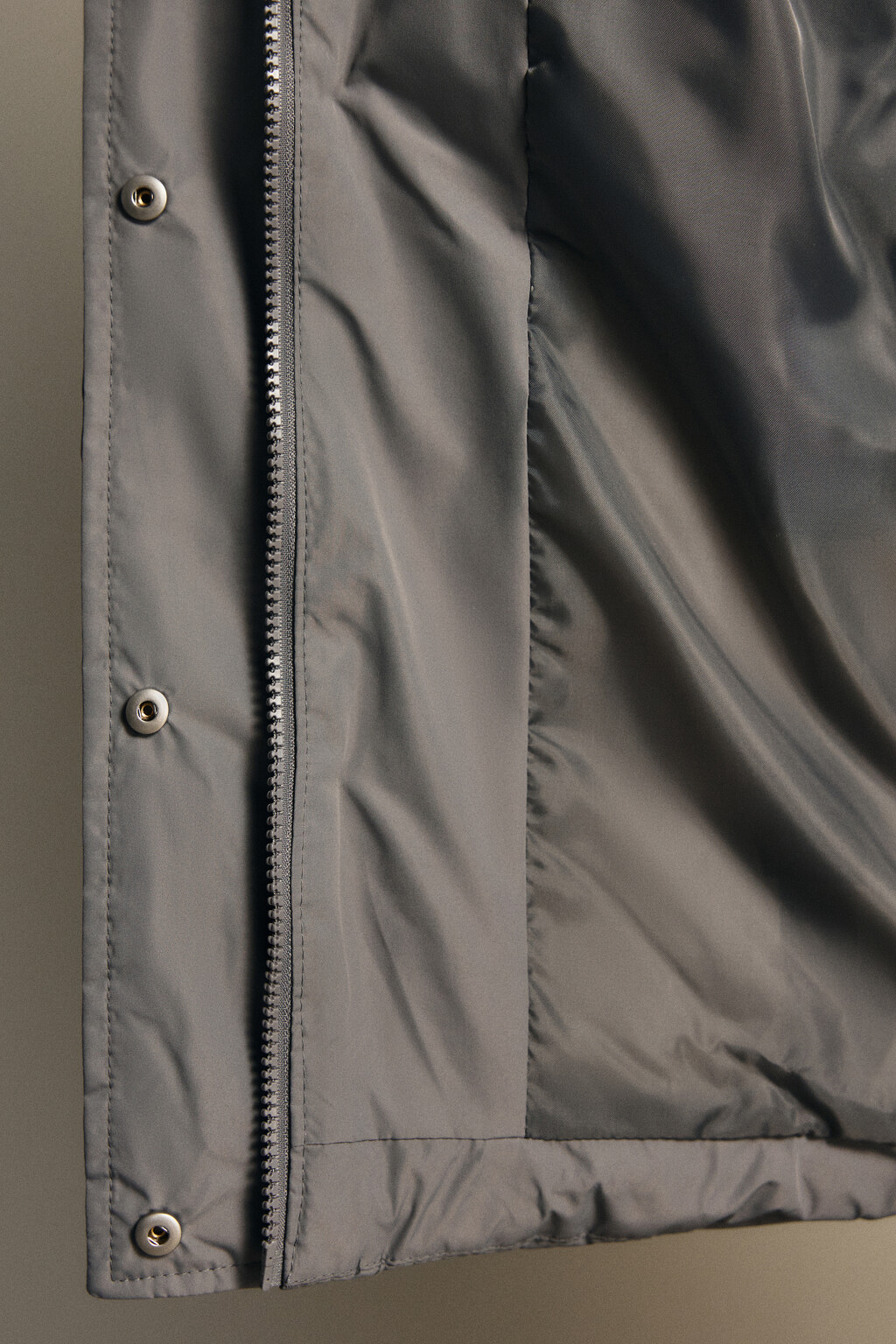 Куртка стеганая с капюшоном - цвет серый - 7