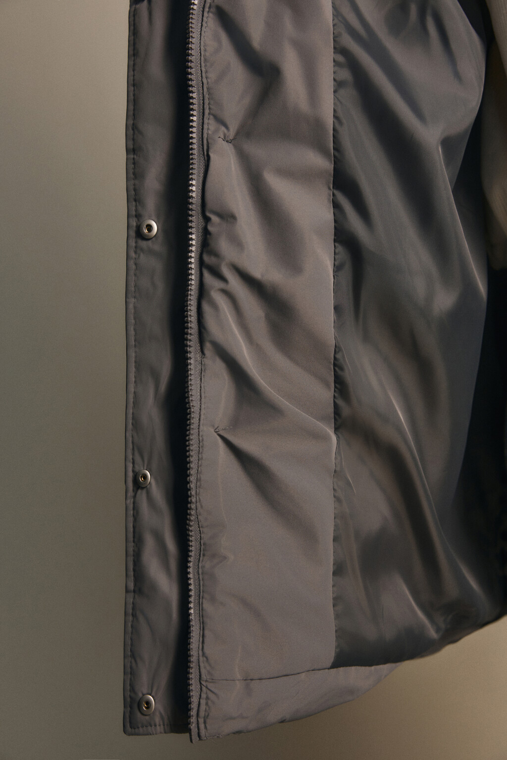 Куртка стеганая с капюшоном - цвет серый - 7