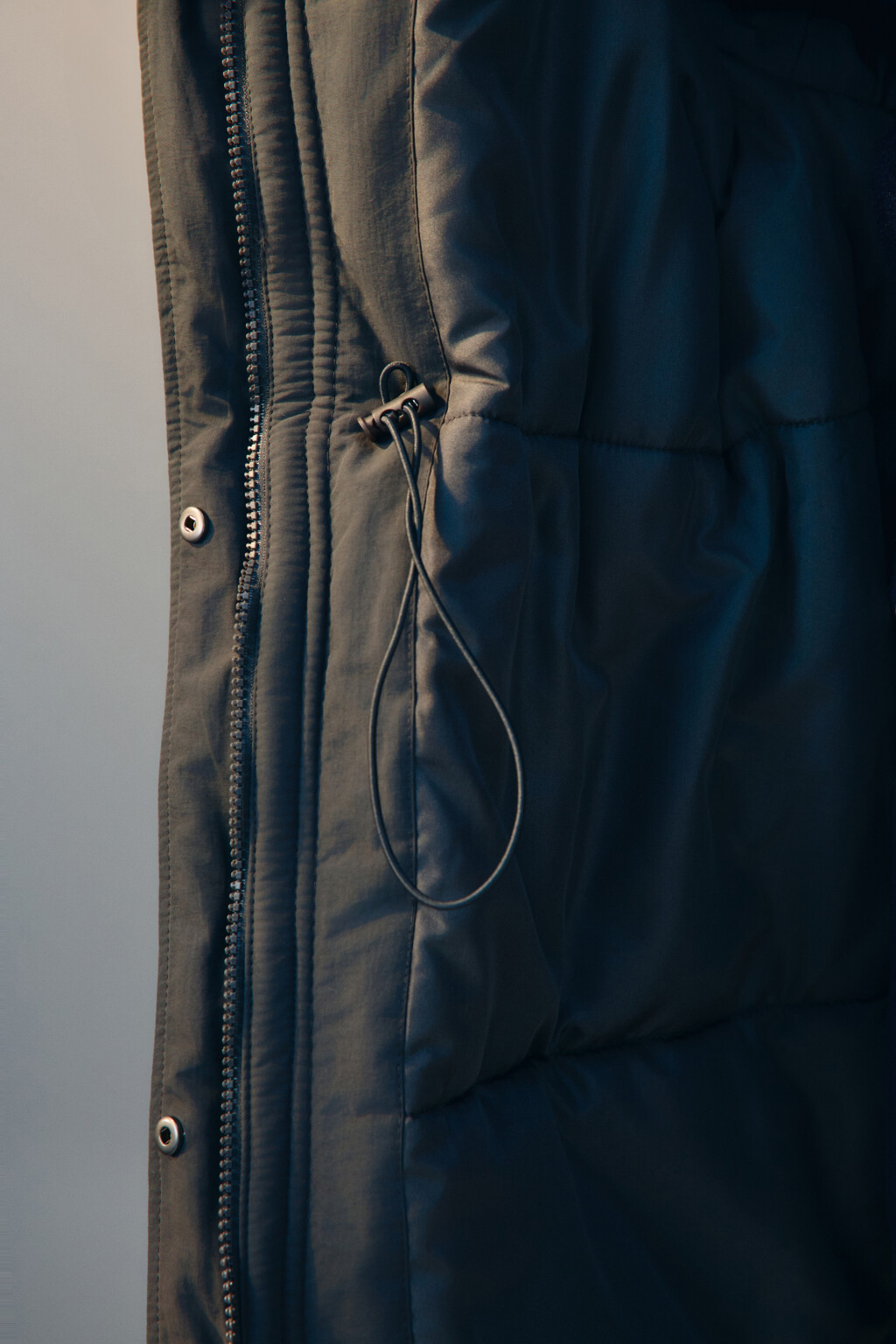 Куртка-парка с капюшоном - цвет серый - 7