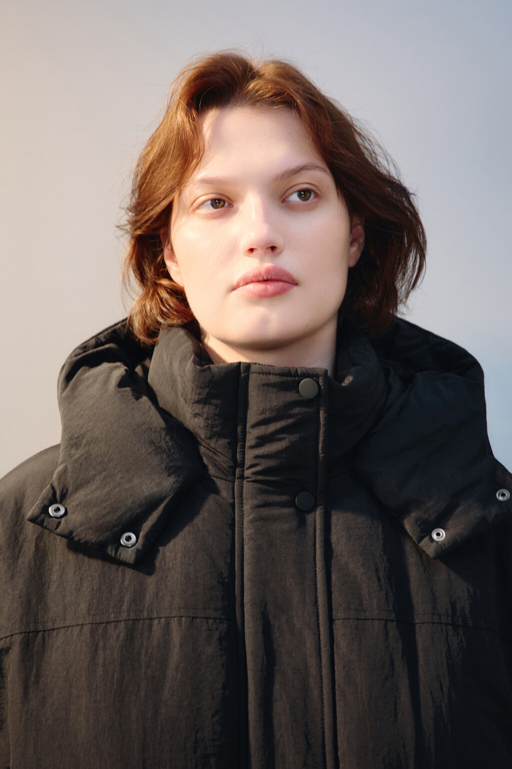 Куртка-парка с капюшоном - цвет черный - 6