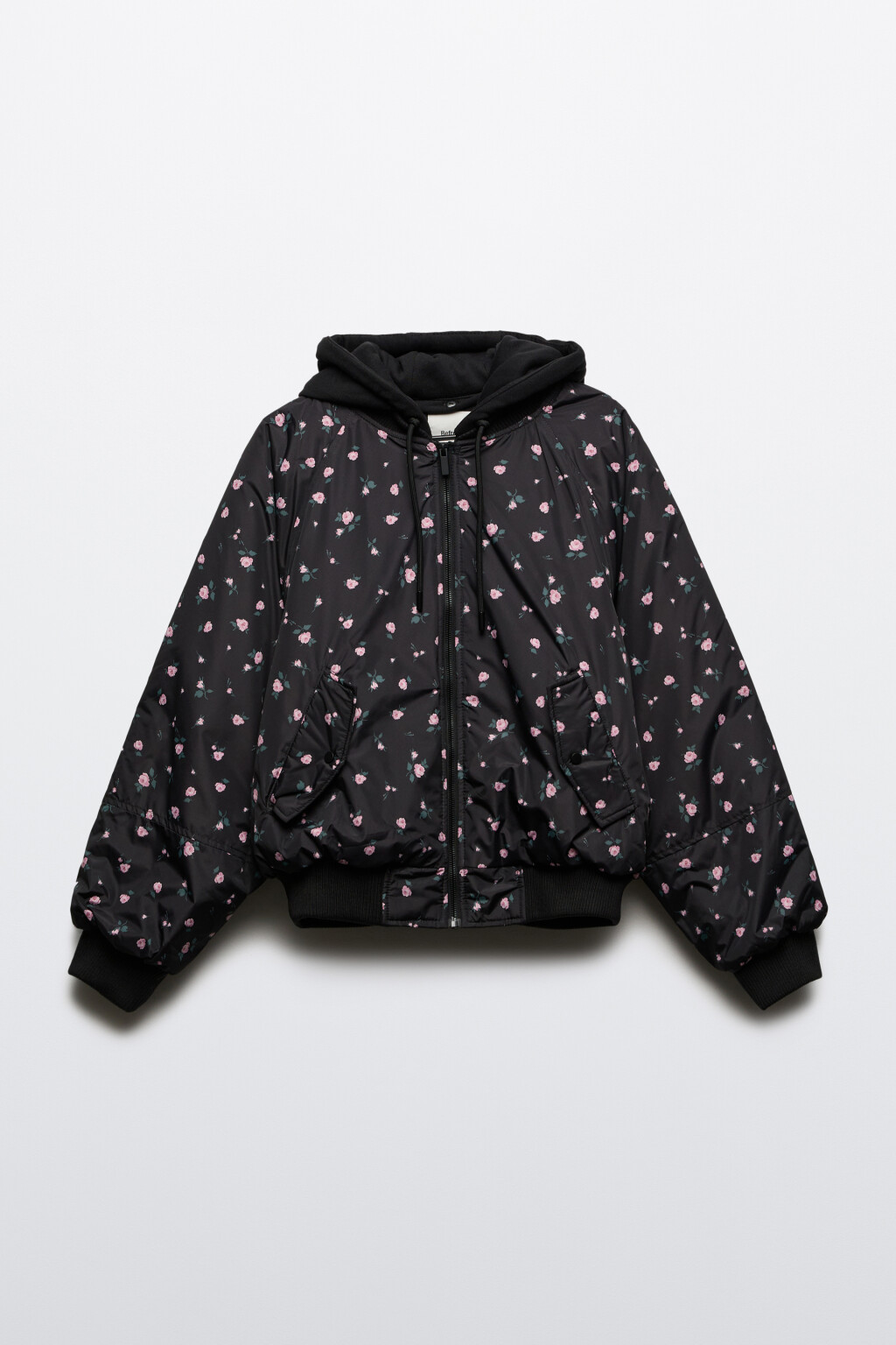 Куртка-бомбер с трикотажным капюшоном - цвет мультиколор - 9