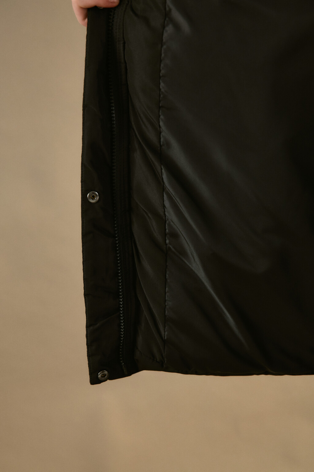 Куртка стеганая с воротником-стойкой - цвет черный - 7