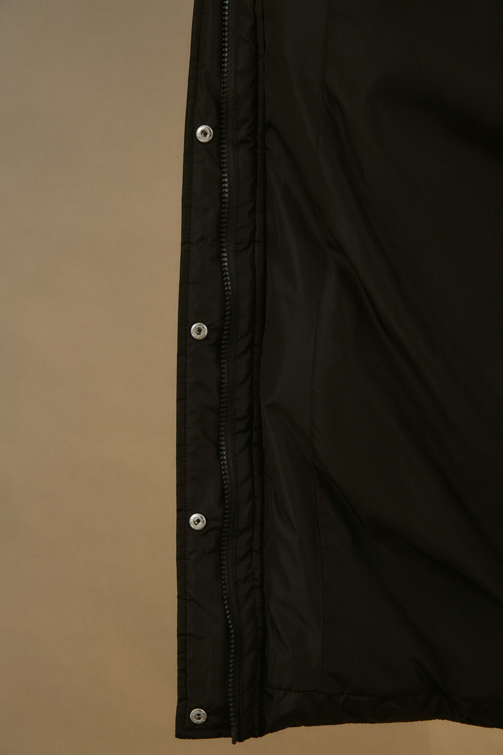 Пальто стеганое с капюшоном - цвет черный - 7