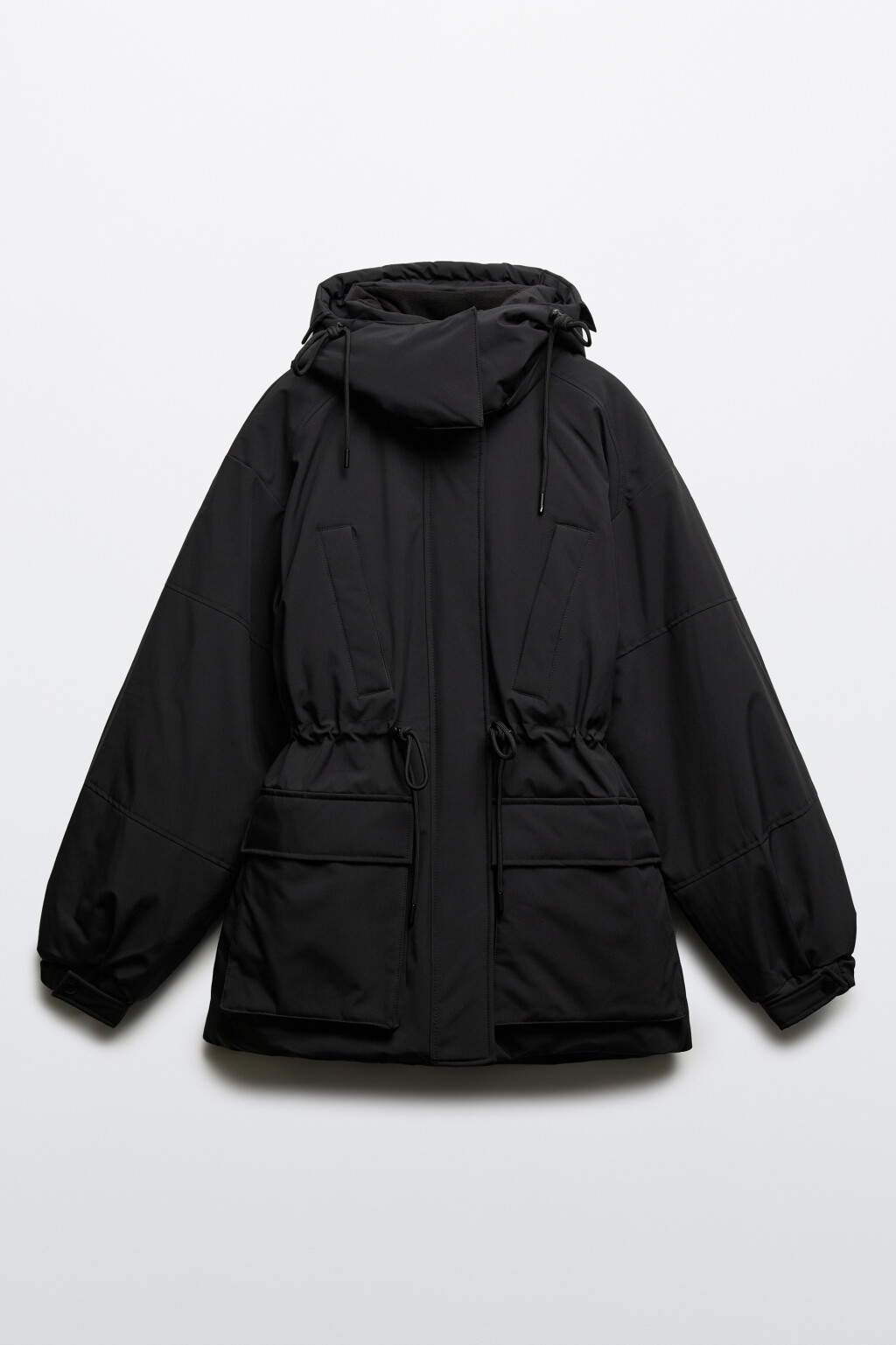 Куртка-парка горнолыжная с капюшоном - цвет черный - 10