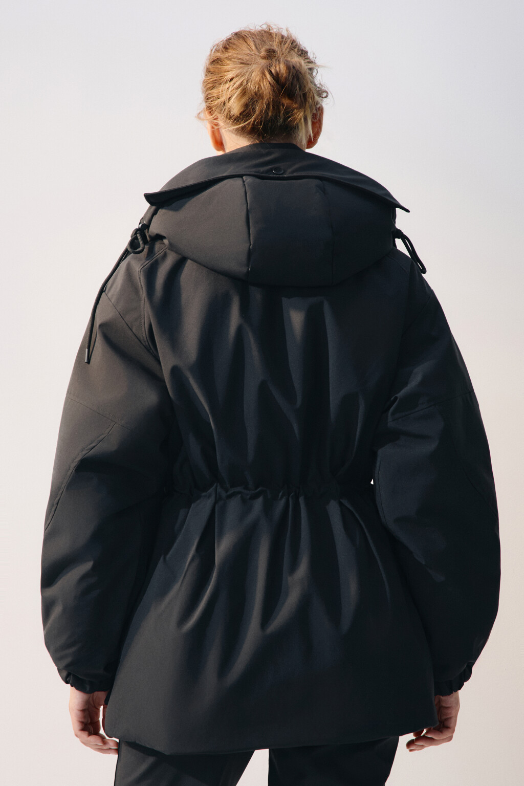Куртка-парка горнолыжная с капюшоном - цвет черный - 4