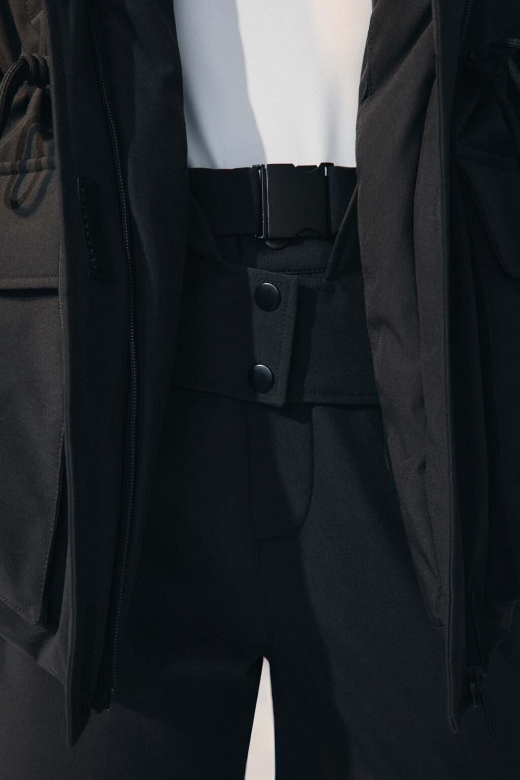 Куртка-парка горнолыжная с капюшоном - цвет черный - 8