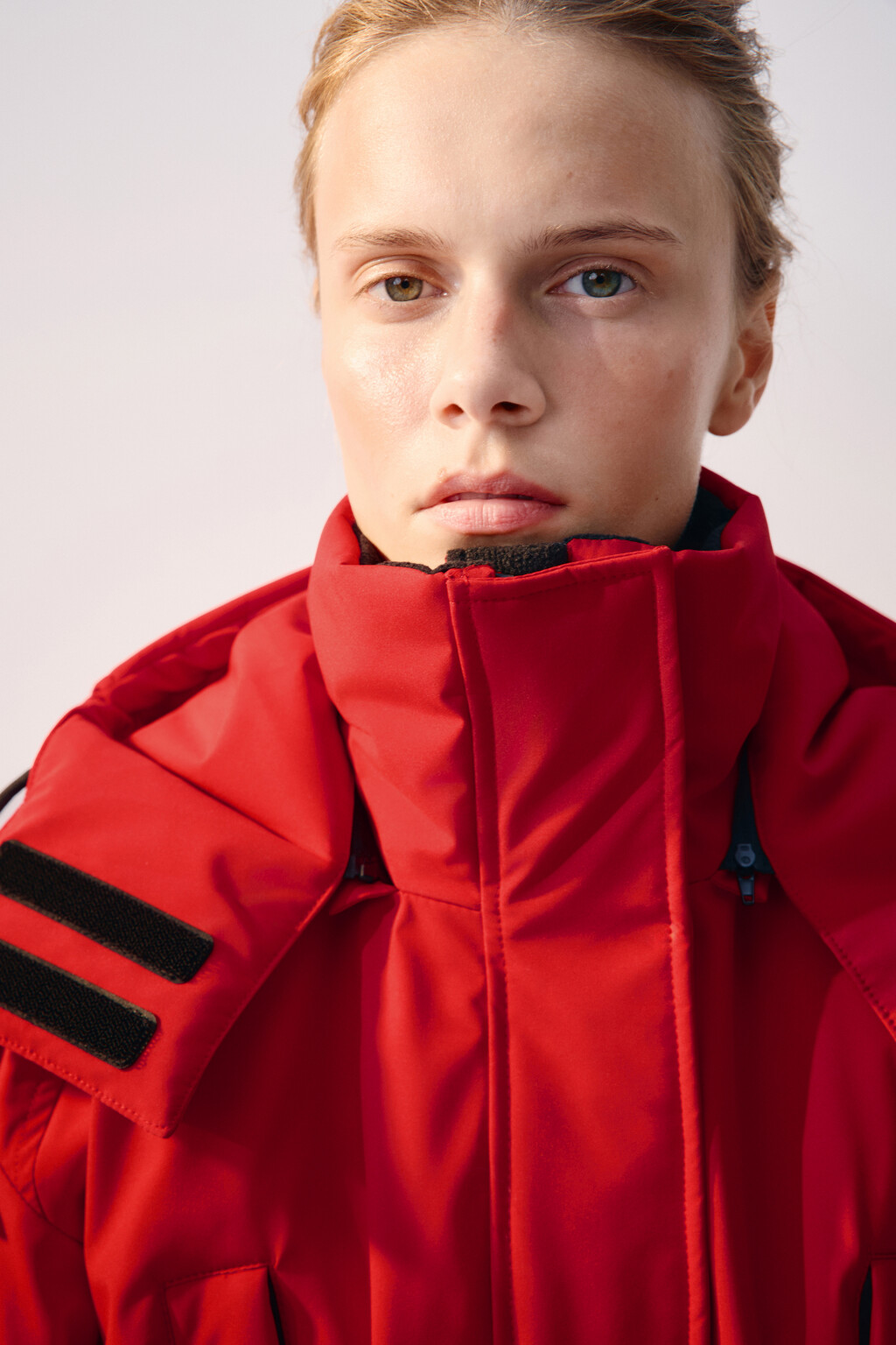 Куртка-парка горнолыжная с капюшоном - цвет красный - 6