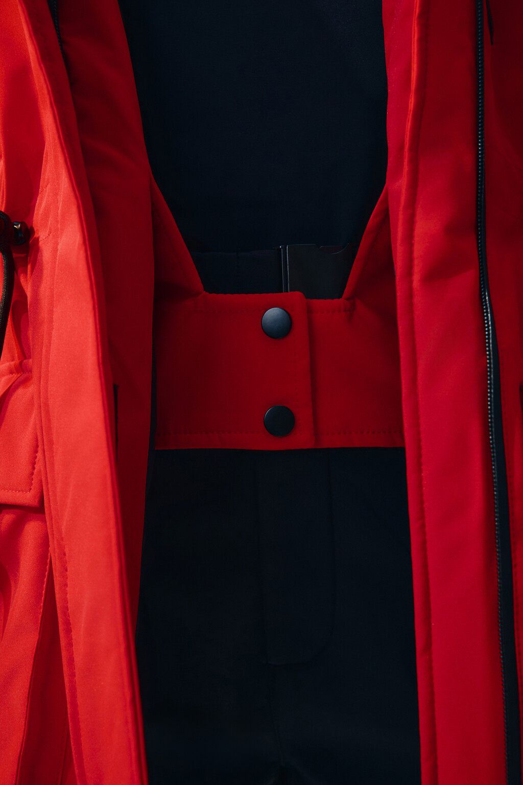 Куртка-парка горнолыжная с капюшоном - цвет красный - 8