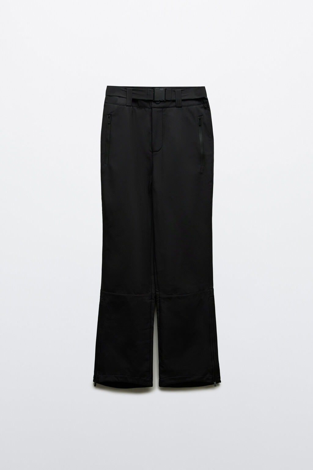 Брюки клеш горнолыжные утепленные - цвет черный - 8