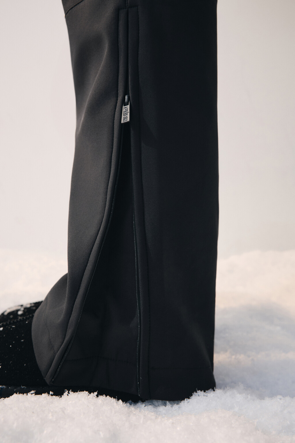 Брюки клеш горнолыжные утепленные - цвет черный - 7