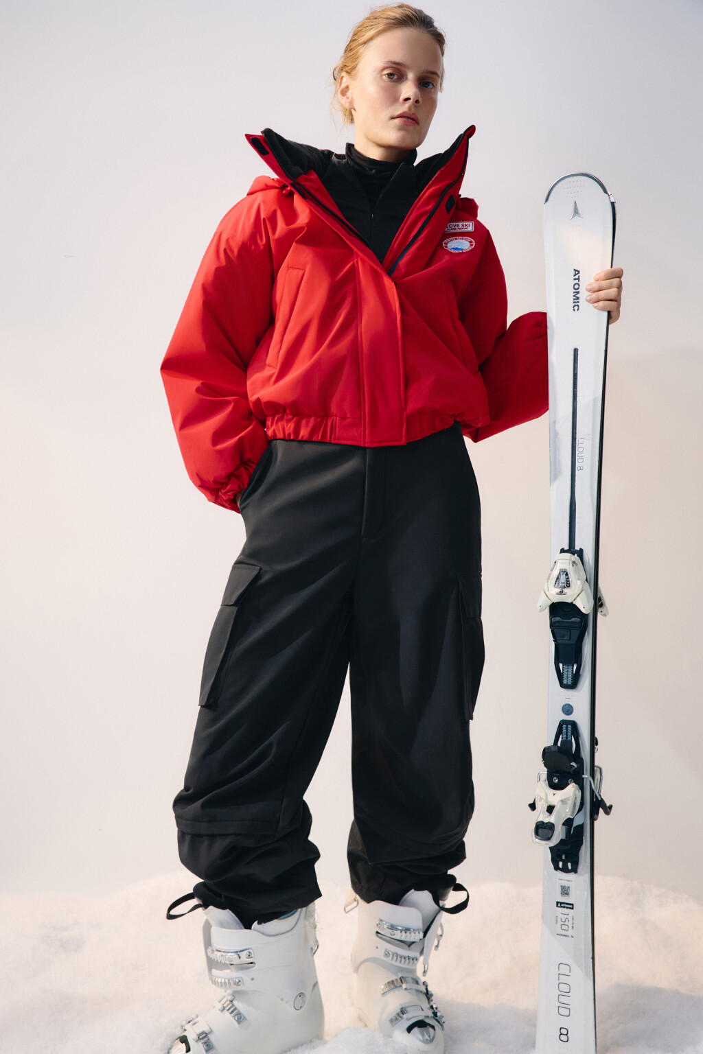 Брюки горнолыжные утепленные - цвет черный - 2