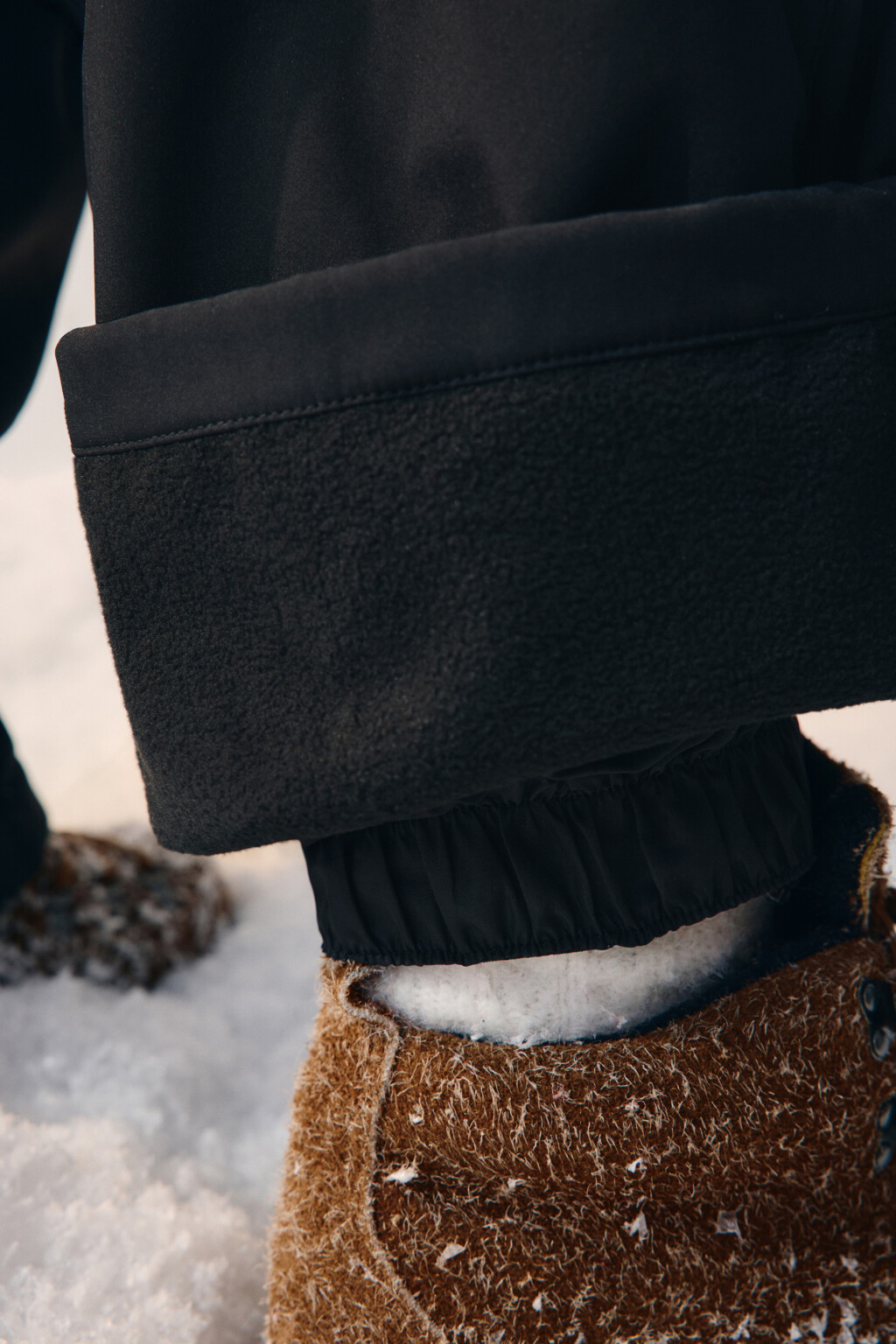 Брюки горнолыжные утепленные - цвет черный - 8