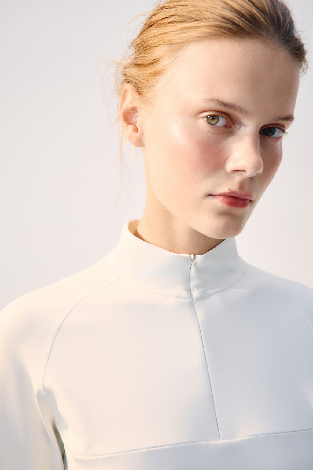 Лонгслив спортивный утепленный - цвет ванильный - 6