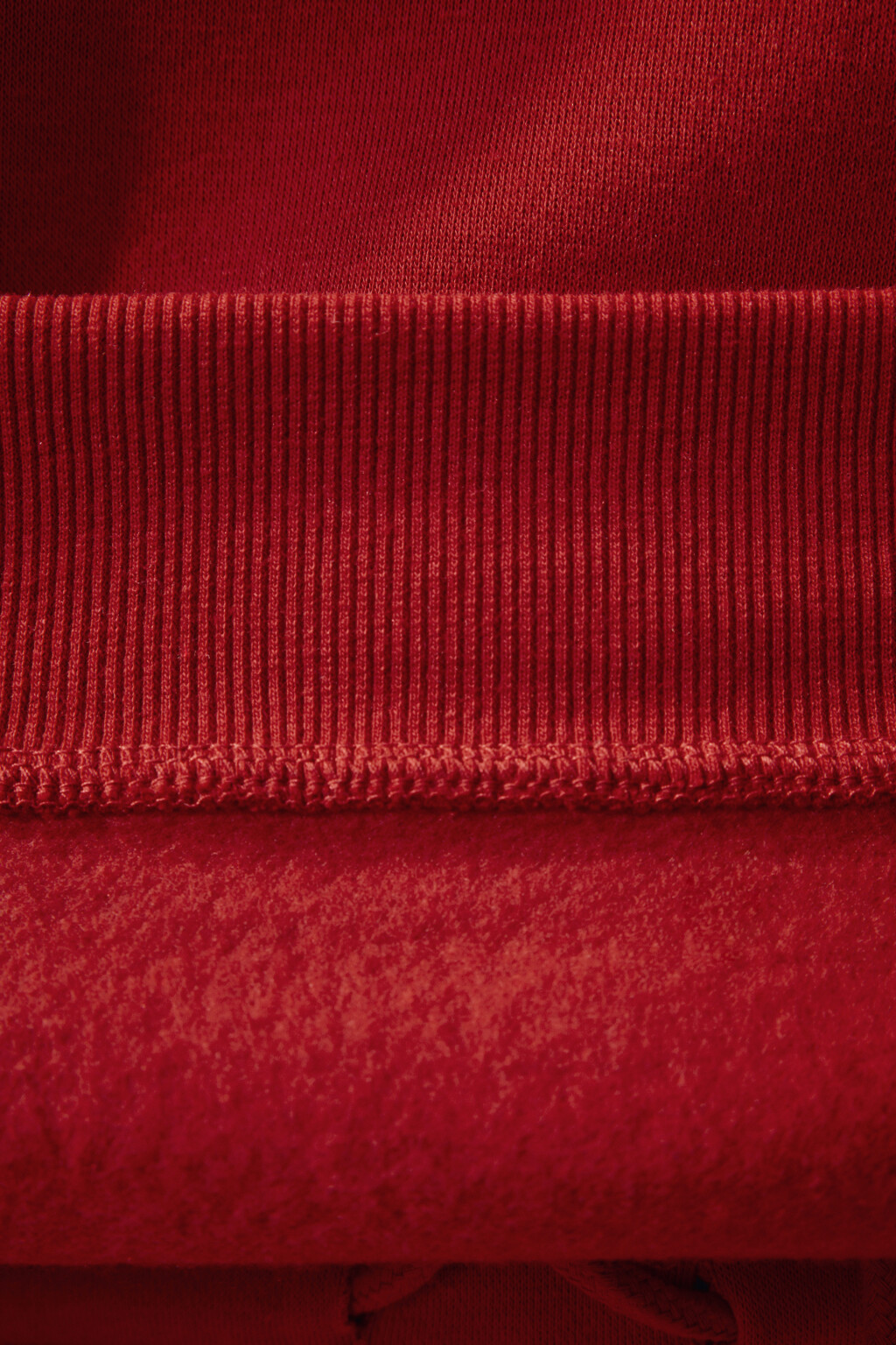 Худи oversize спортивная с принтом - цвет красный - 7