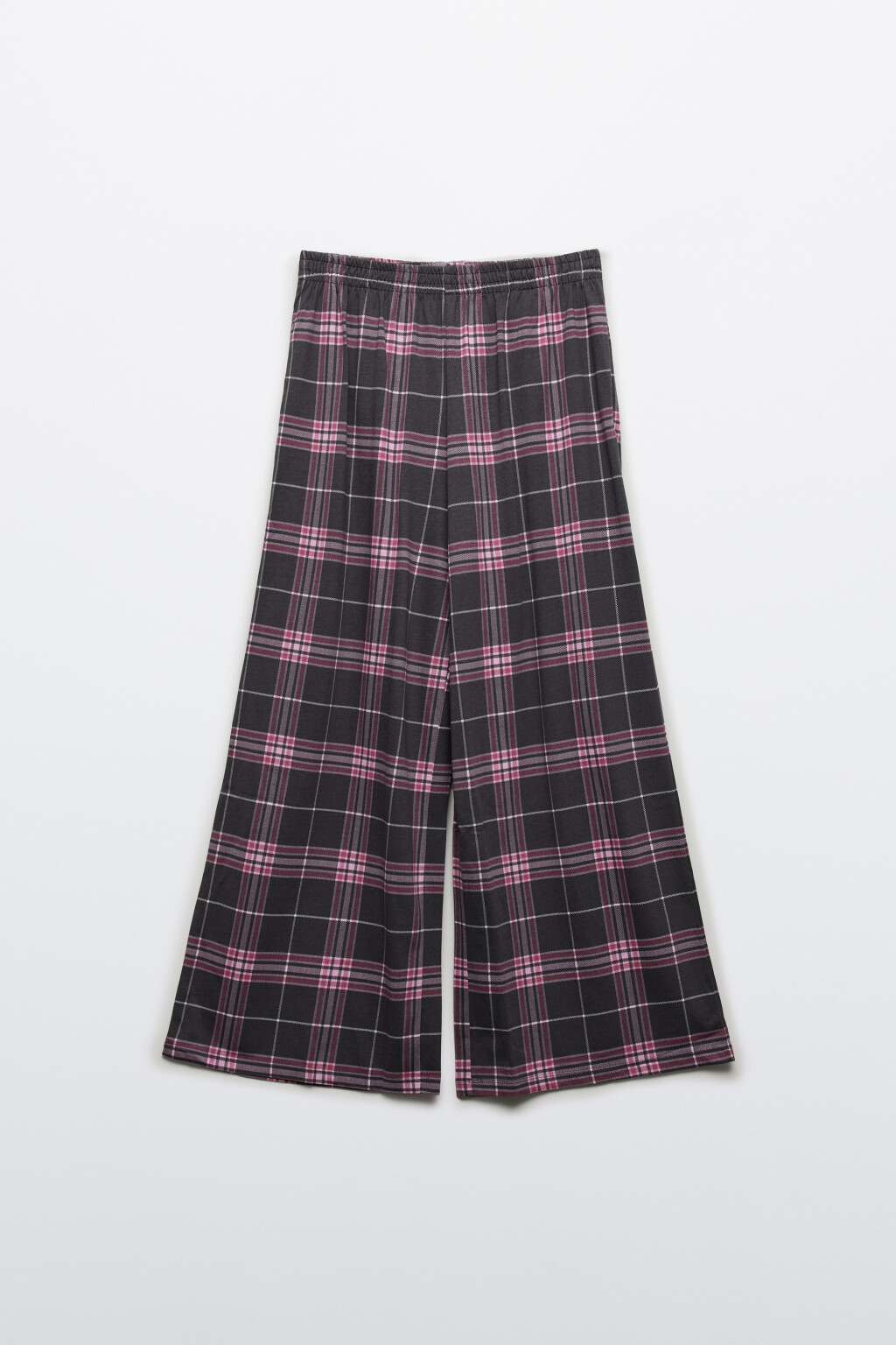 Брюки домашние с принтом - цвет серый - 7