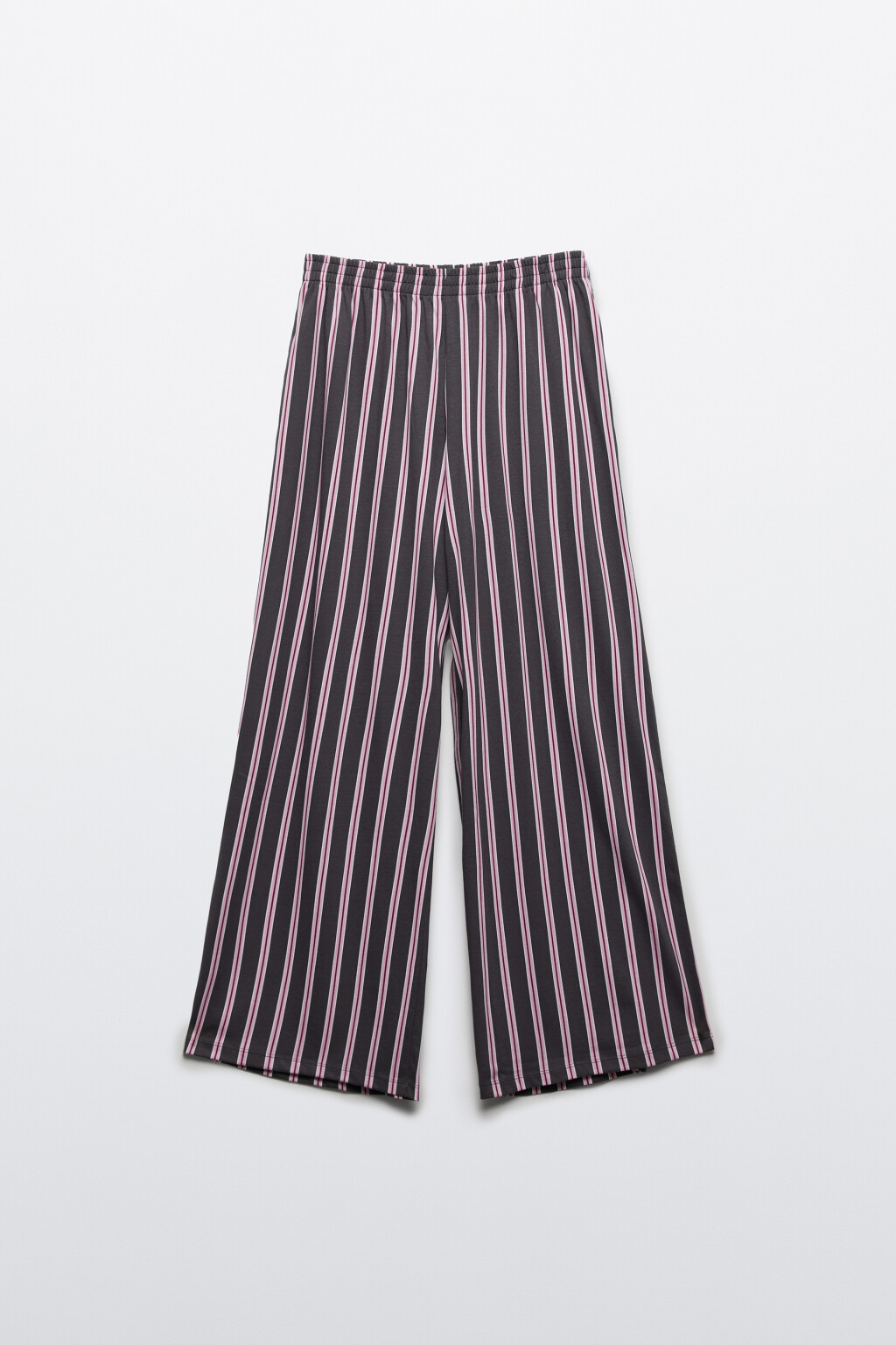 Брюки домашние с принтом - цвет серый - 7