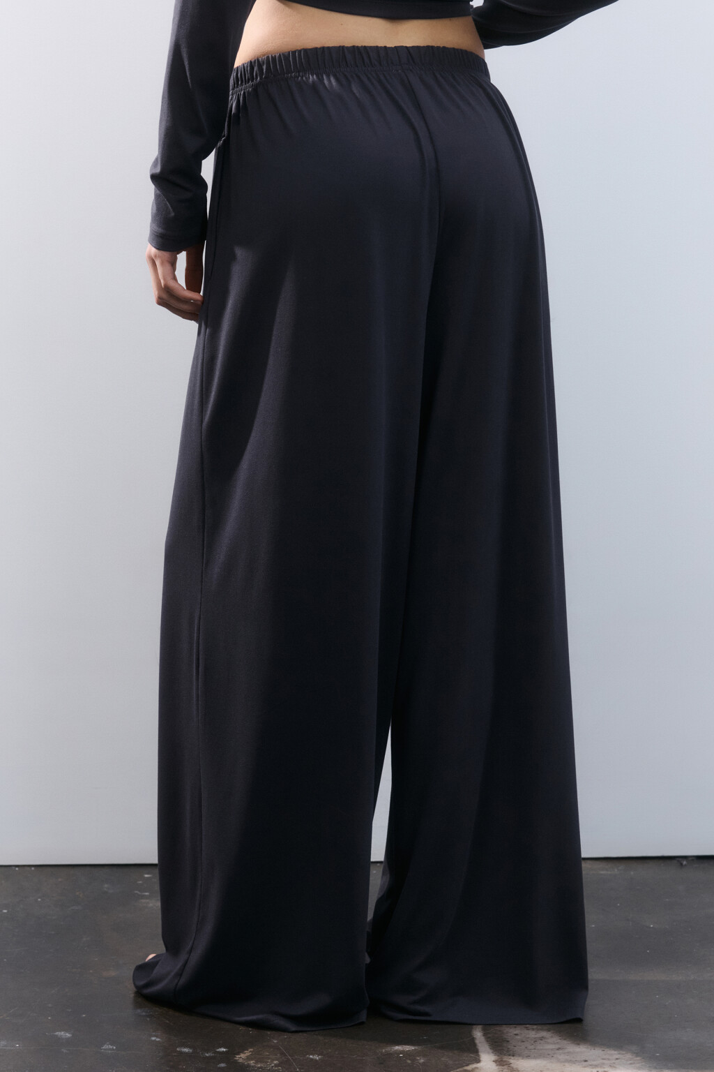 Брюки домашние трикотажные - цвет серый - 4