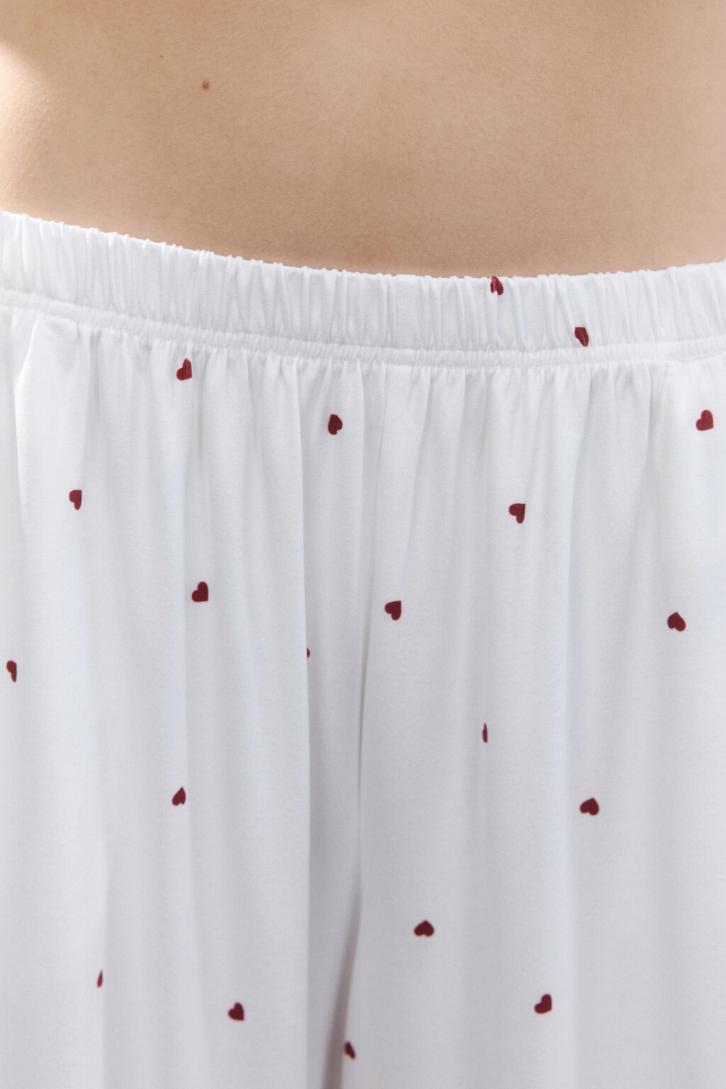 Брюки домашние трикотажные - цвет красный - 5