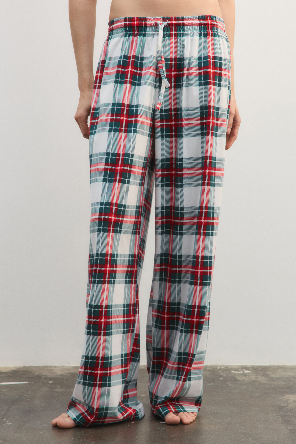 Брюки домашние с принтом - цвет мультиколор - 3