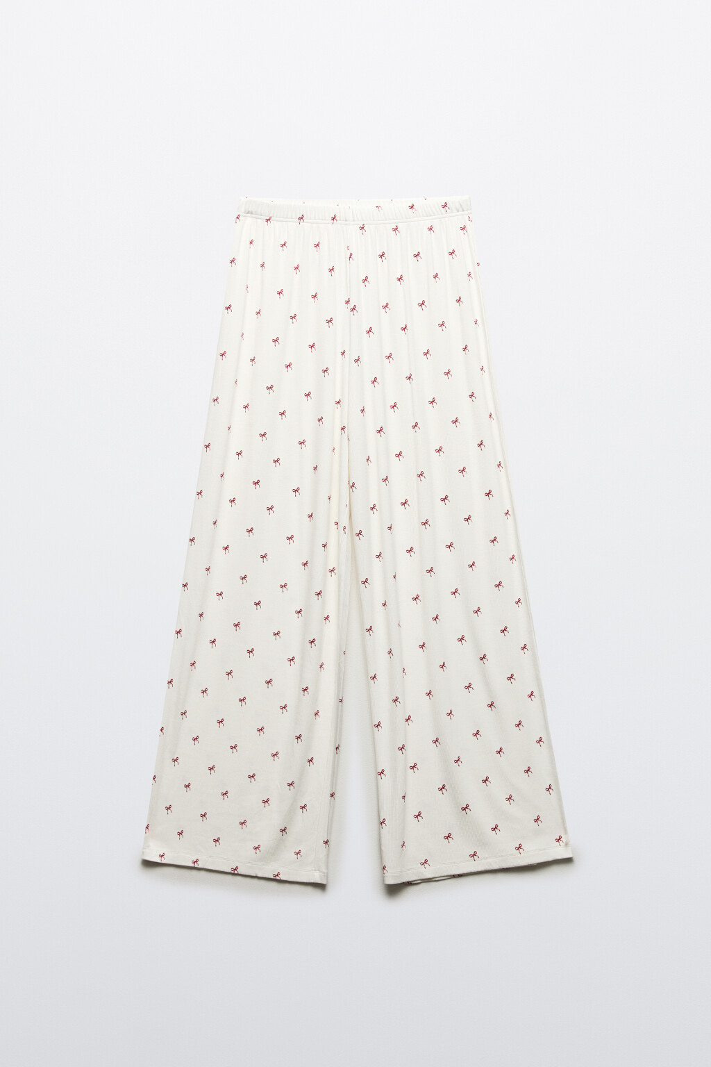 Брюки домашние вискозные - цвет красный - 7