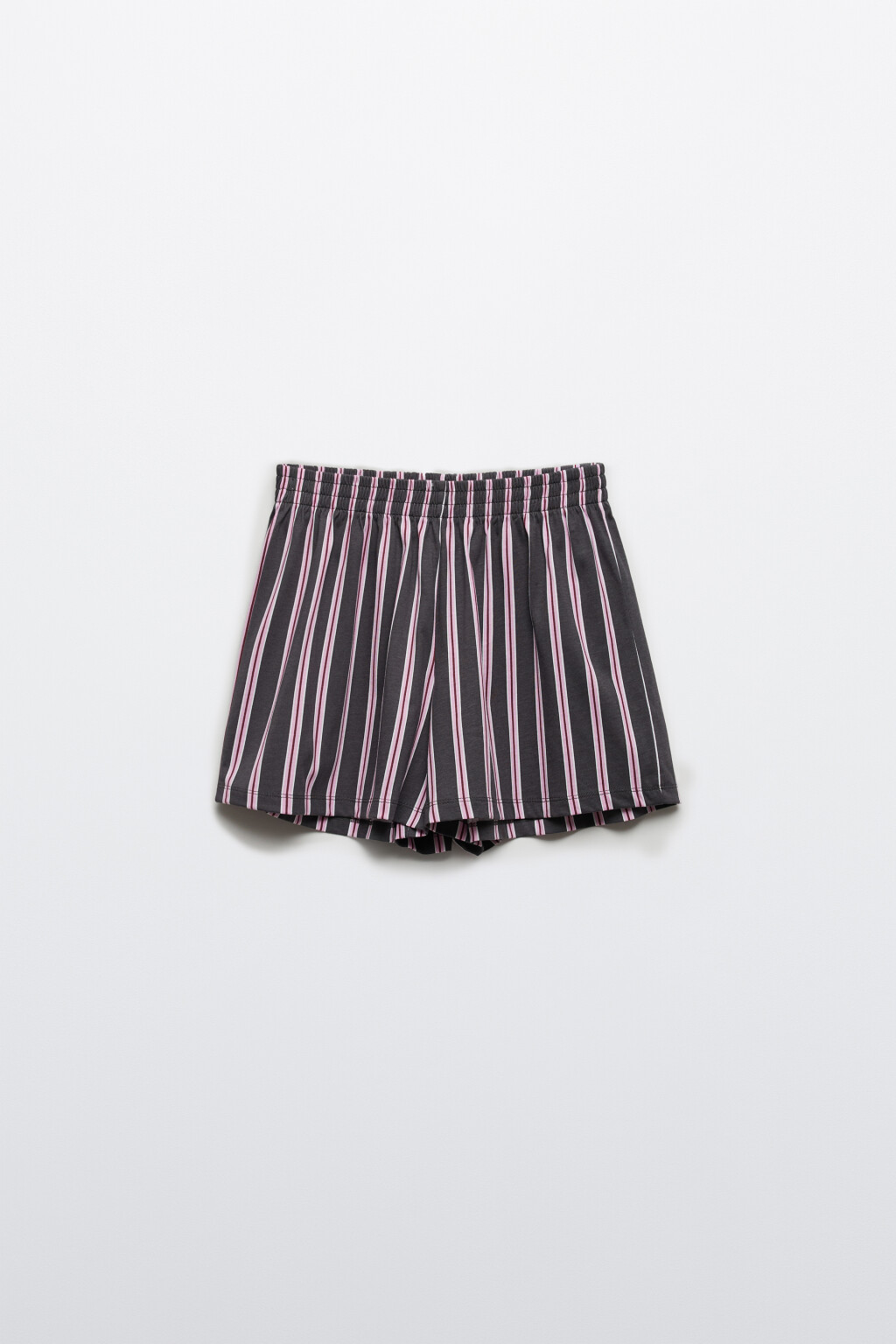 Шорты домашние с принтом - цвет серый - 7