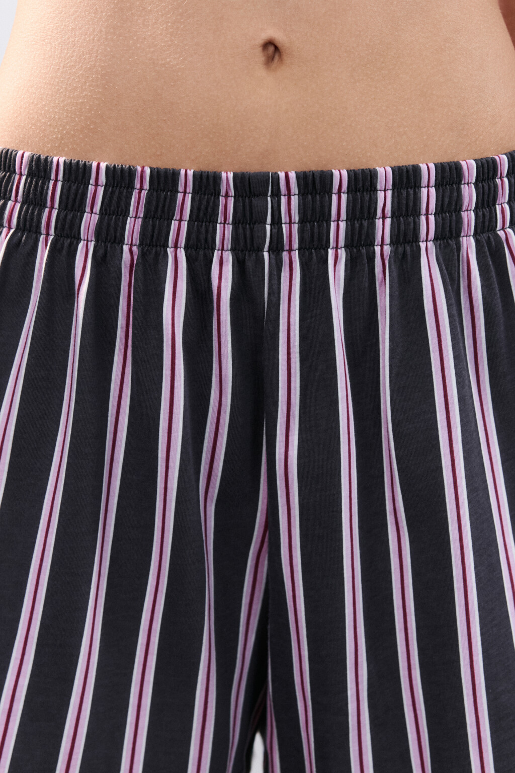 Шорты домашние с принтом - цвет серый - 5