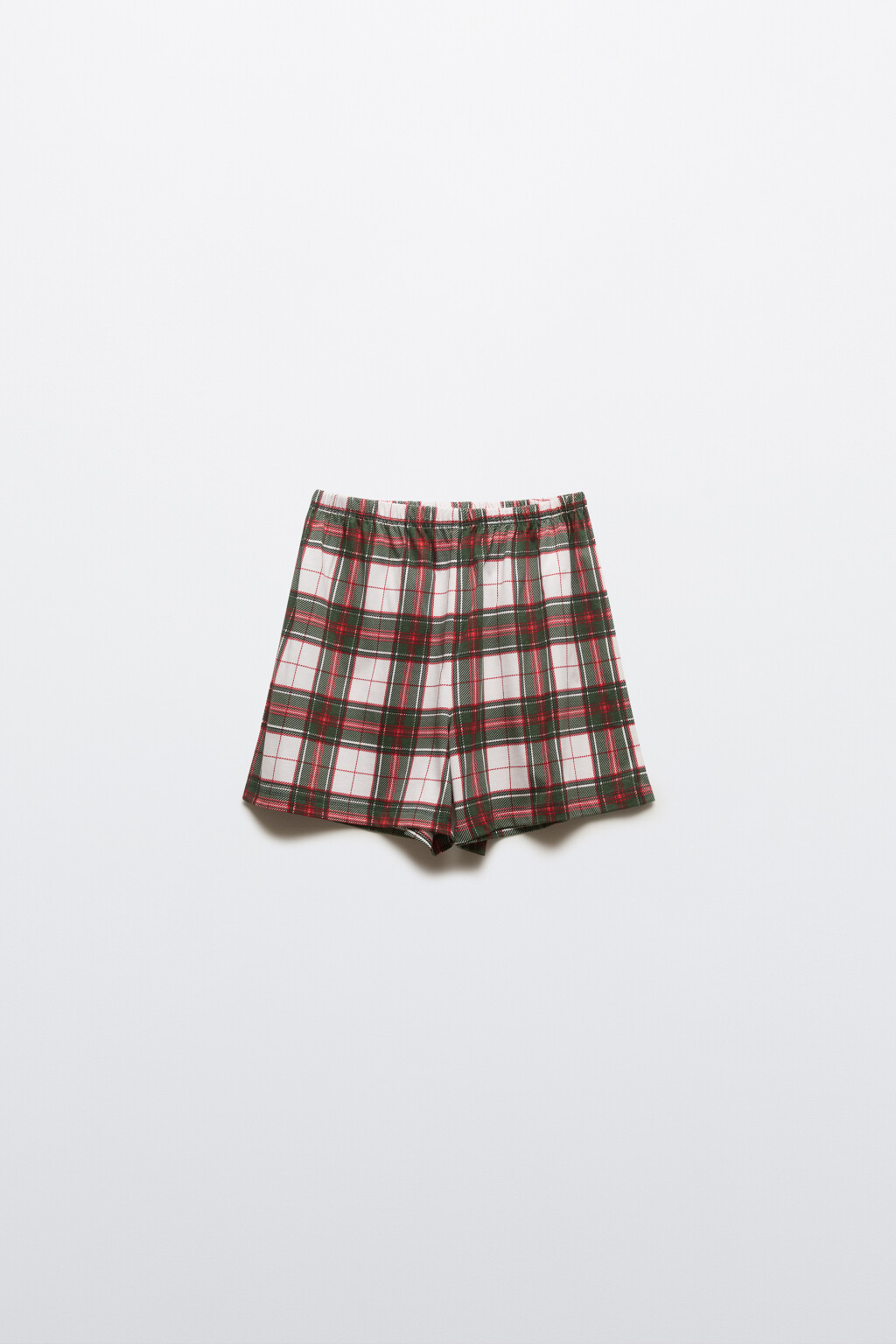 Шорты пижамные хлопковые с принтом - цвет белый - 7