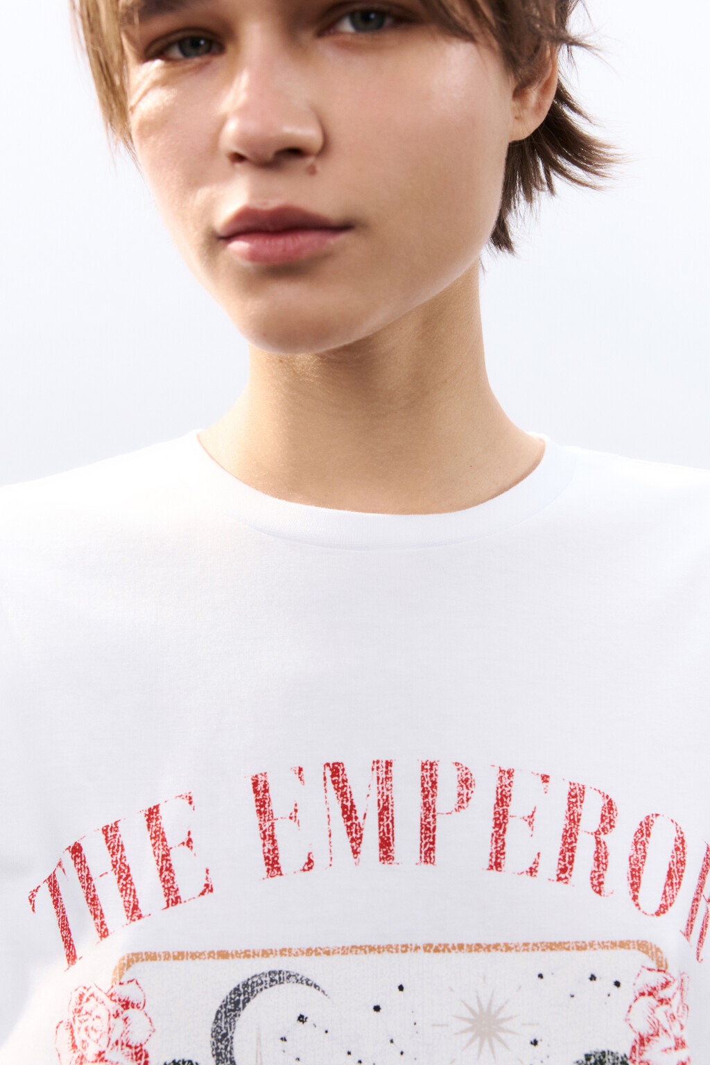 Футболка домашняя с принтом - цвет белый - 6