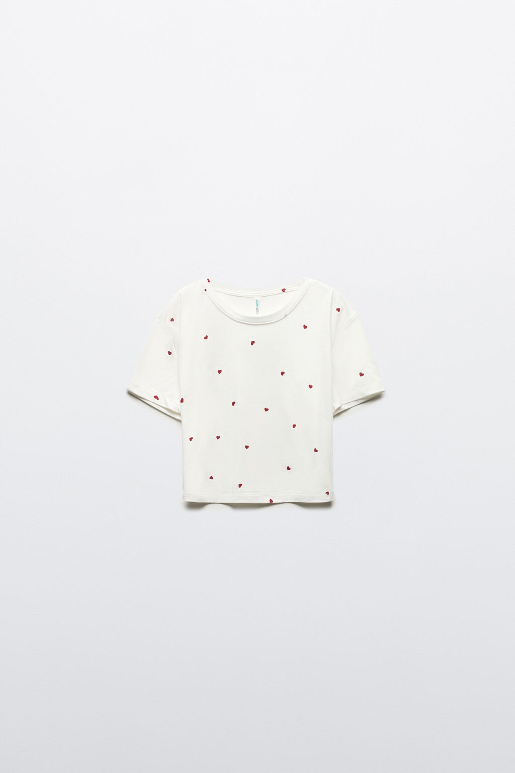 Футболка-топ домашняя трикотажная - цвет красный - 7