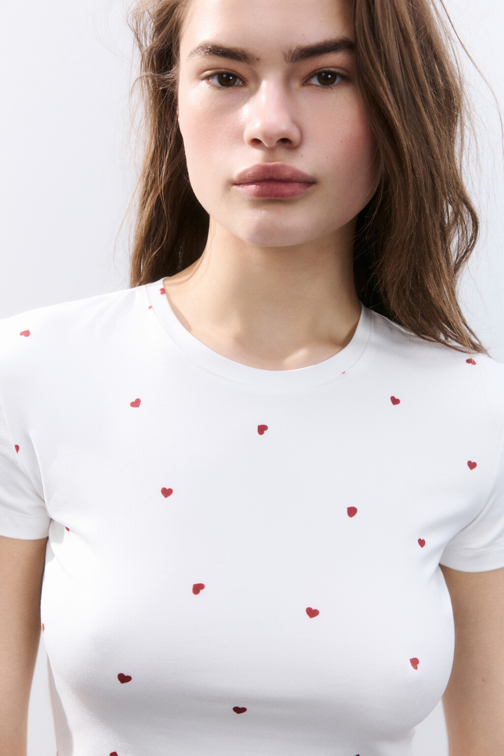 Футболка-топ домашняя трикотажная - цвет красный - 5