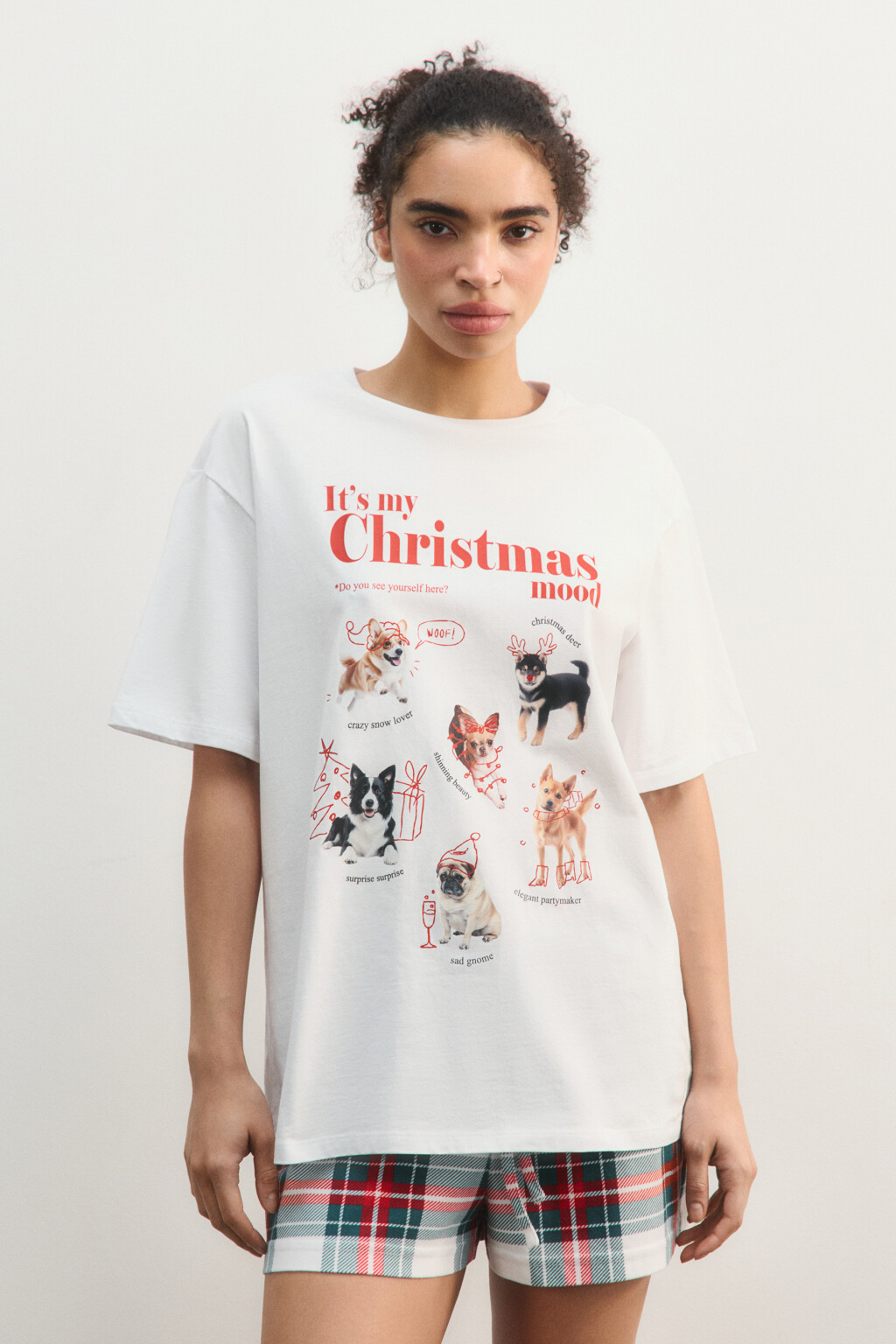 Футболка с рождественским принтом - цвет мультиколор - 2