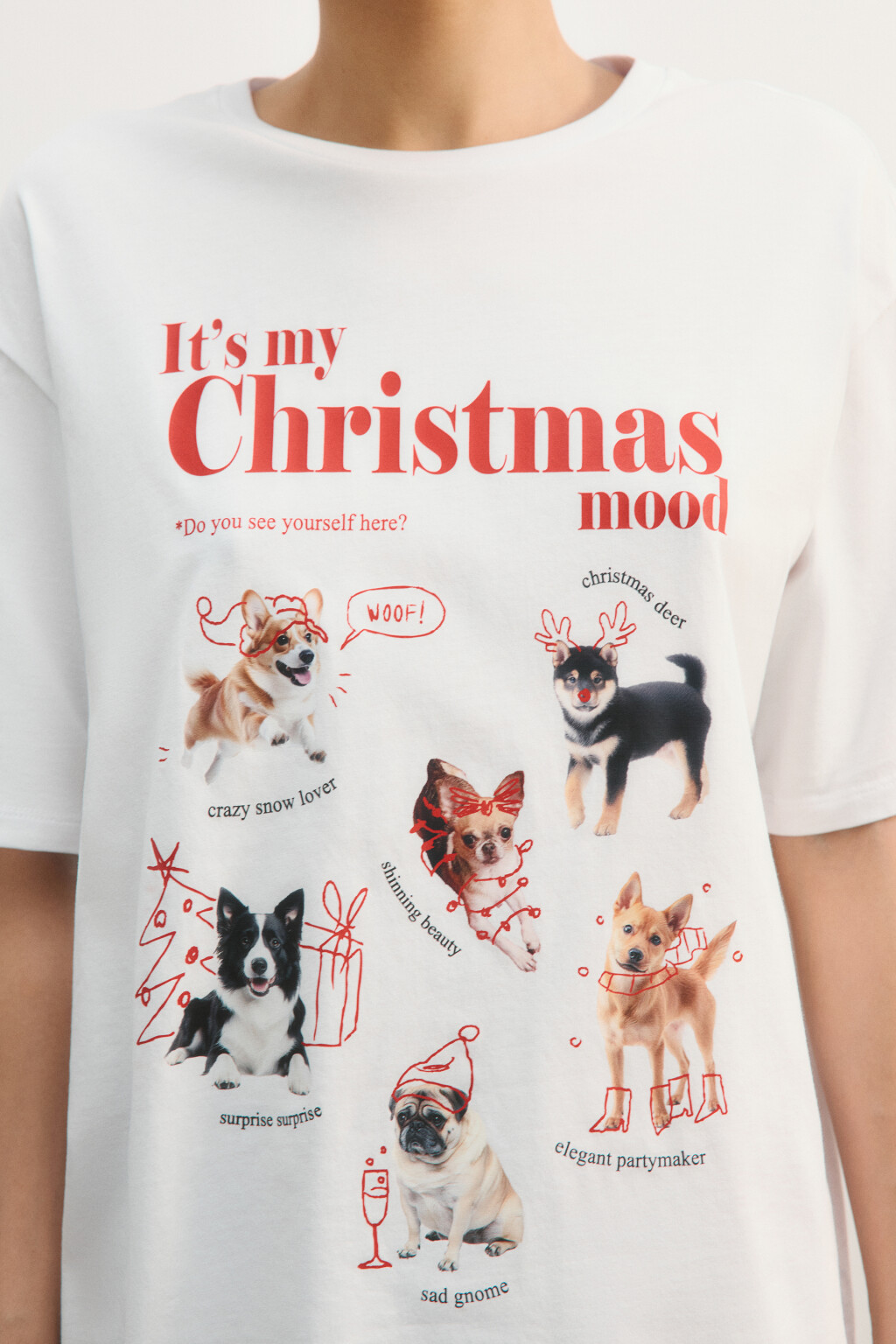 Футболка с рождественским принтом - цвет мультиколор - 5