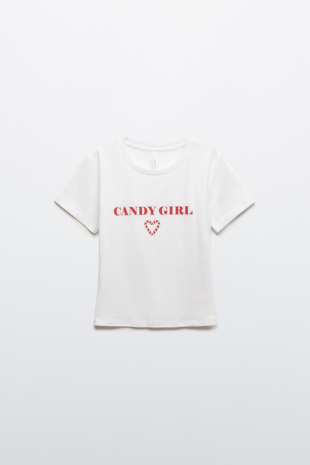 Футболка-топ домашняя с принтом - цвет белый - 9