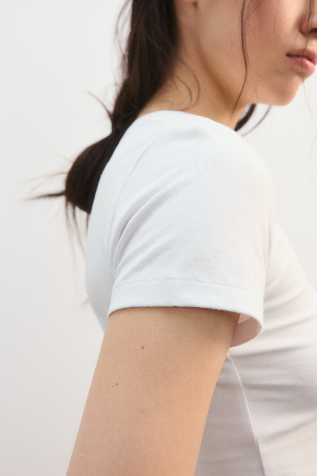 Футболка-топ домашняя с принтом - цвет белый - 8