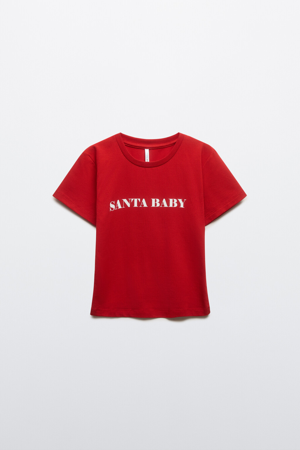 Футболка-топ домашняя с принтом - цвет красный - 7