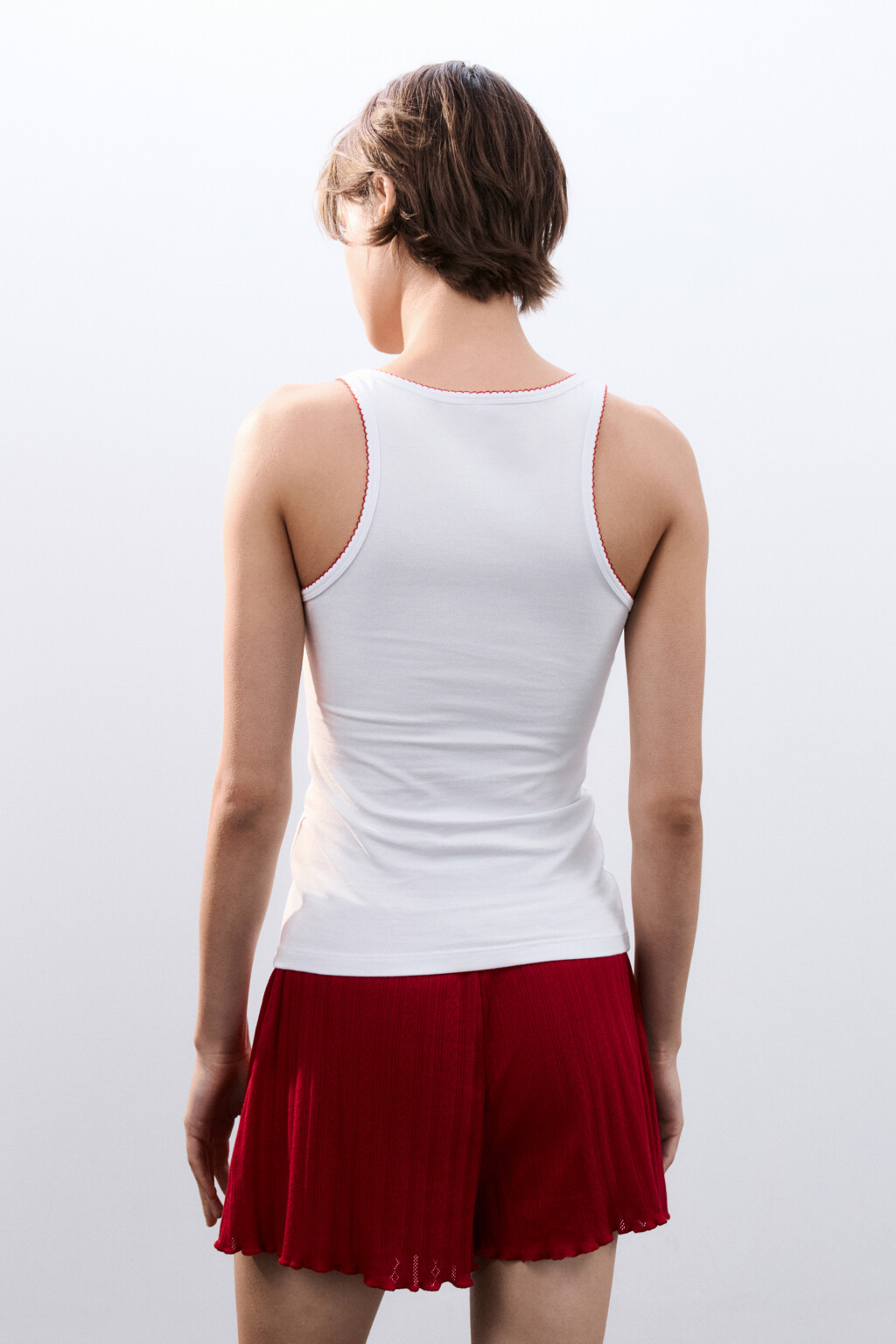 Майка домашняя с надписью - цвет белый - 3