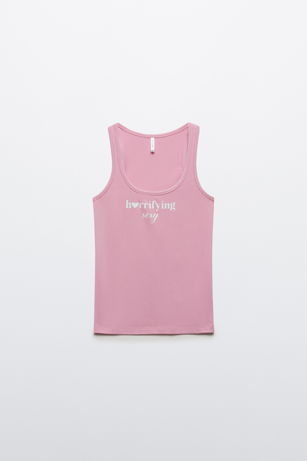 Майка домашняя с надписью - цвет розовый - 7