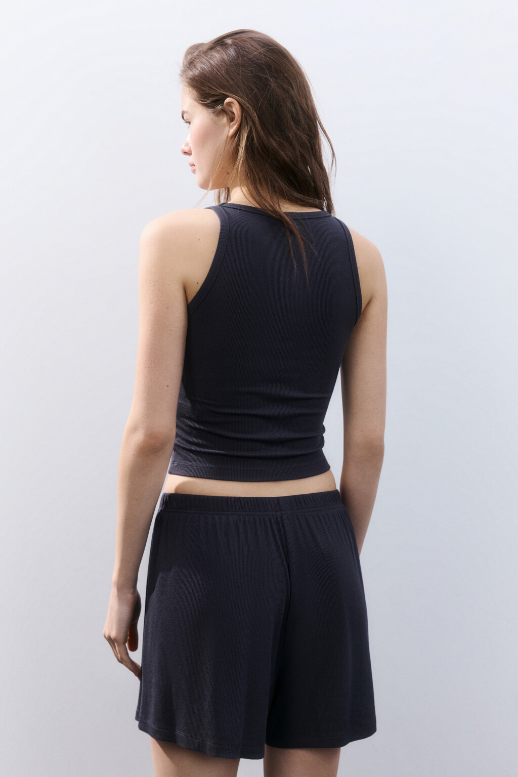 Майка домашняя вискозная - цвет серый - 3