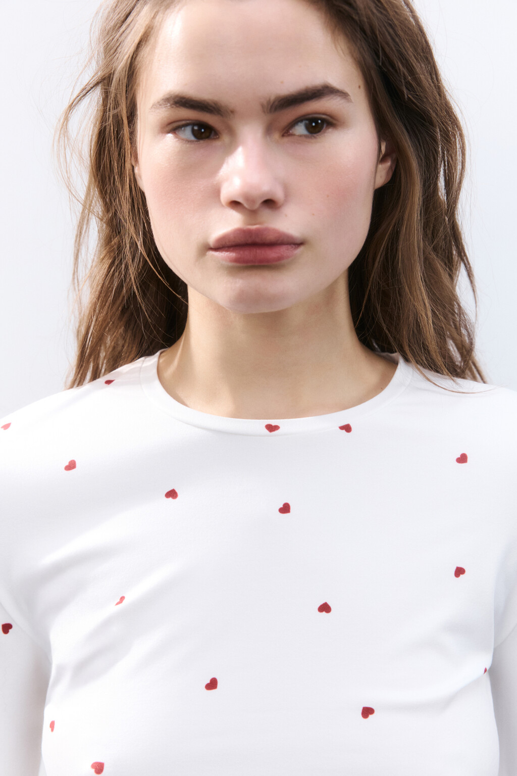 Лонгслив домашний трикотажный - цвет красный - 5