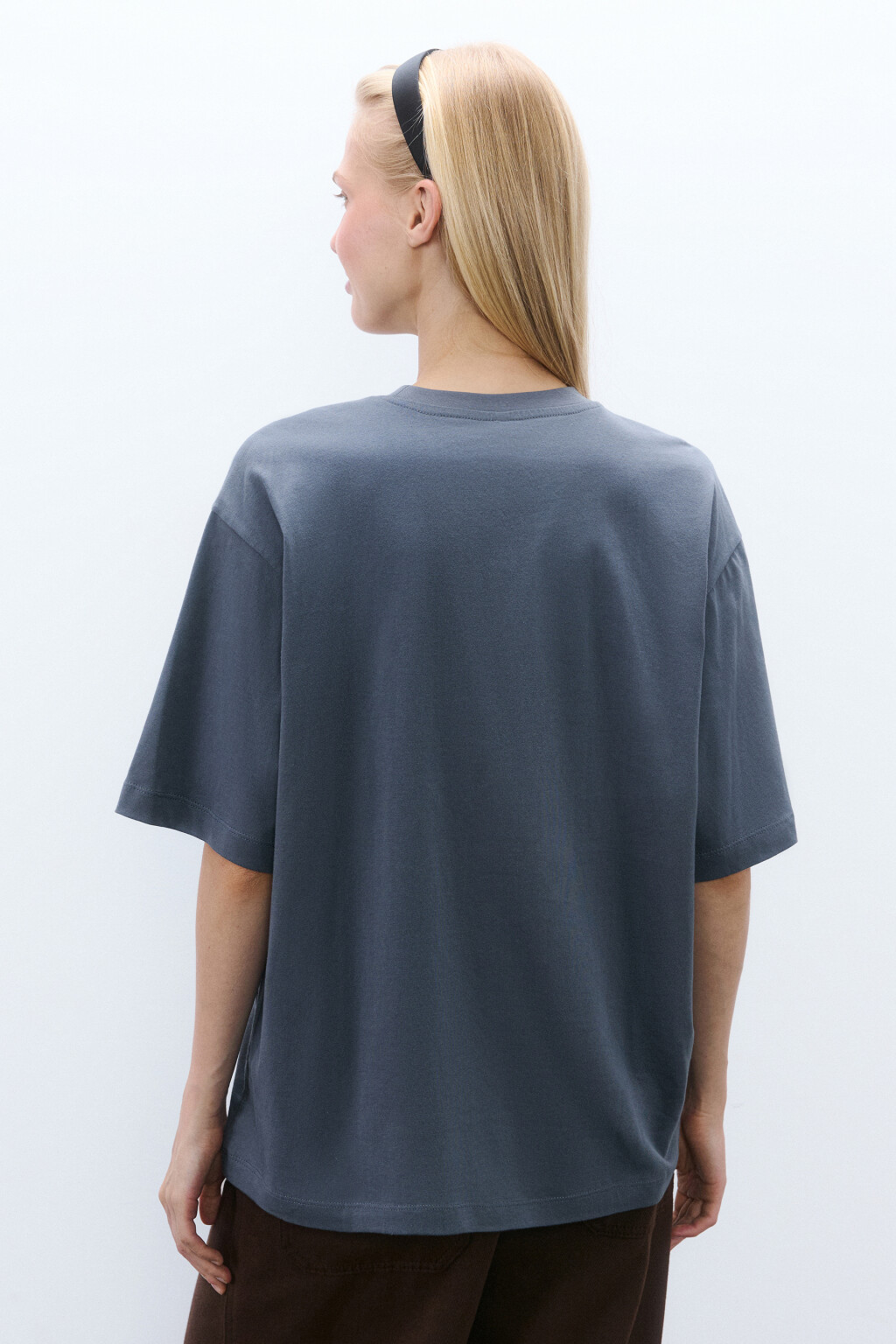 Футболка с сердцем из оборок - цвет серый - 3