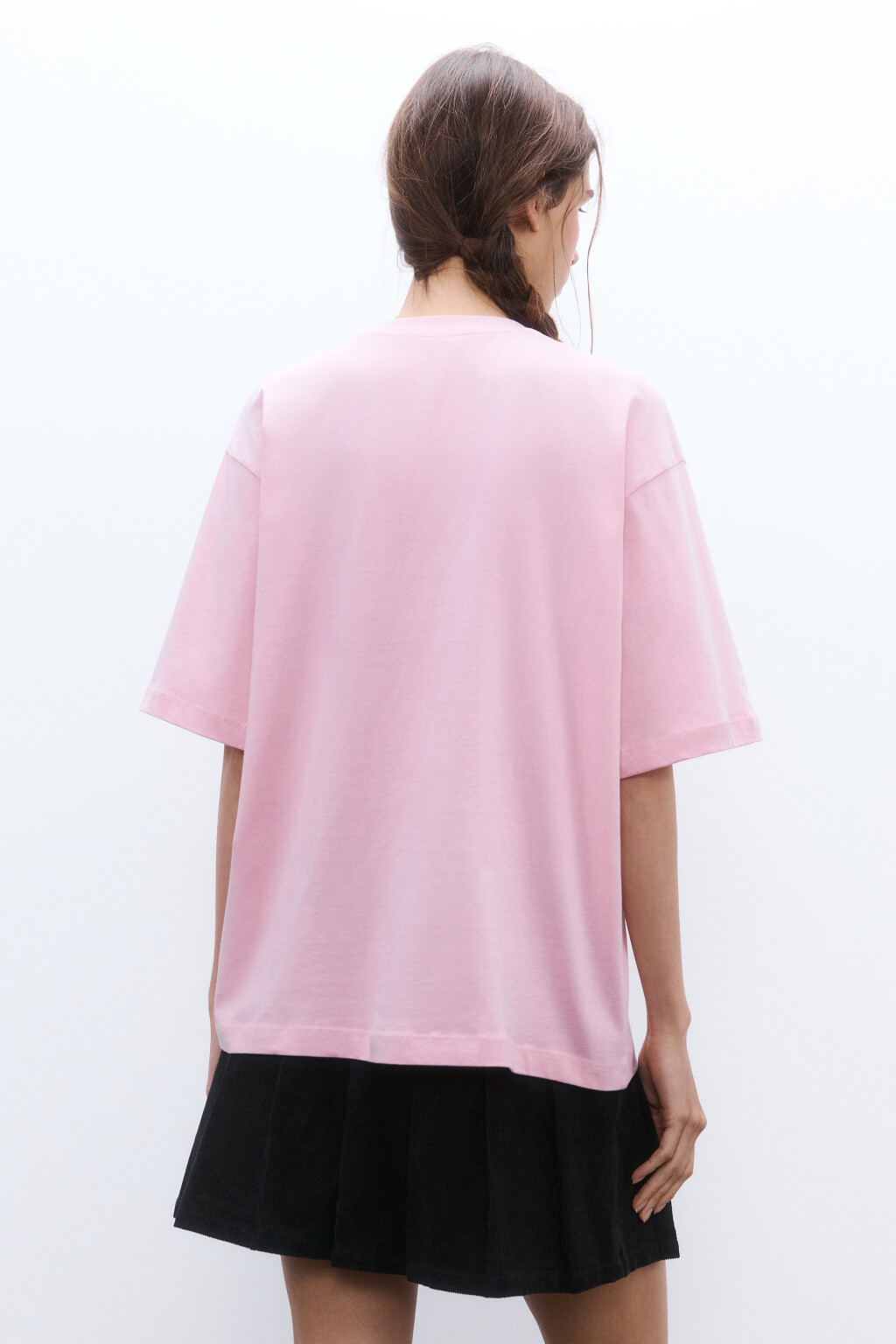 Футболка с сердцем из оборок - цвет розовый - 3