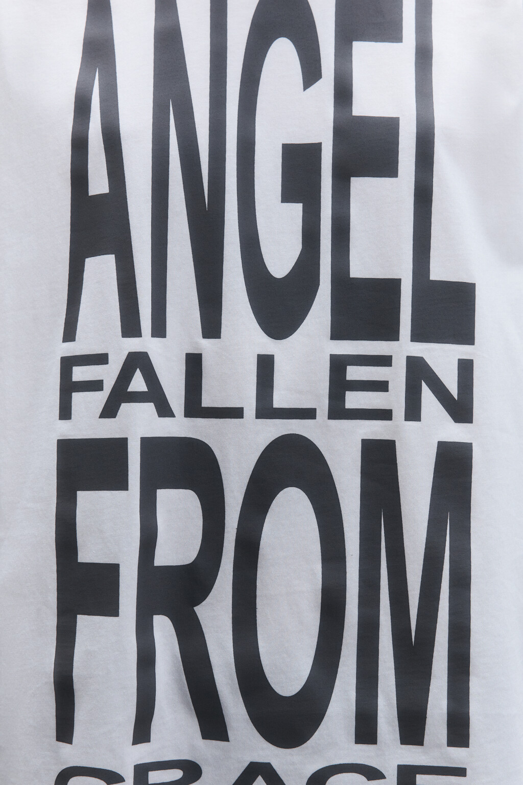 Футболка oversize с принтом - цвет белый - 7