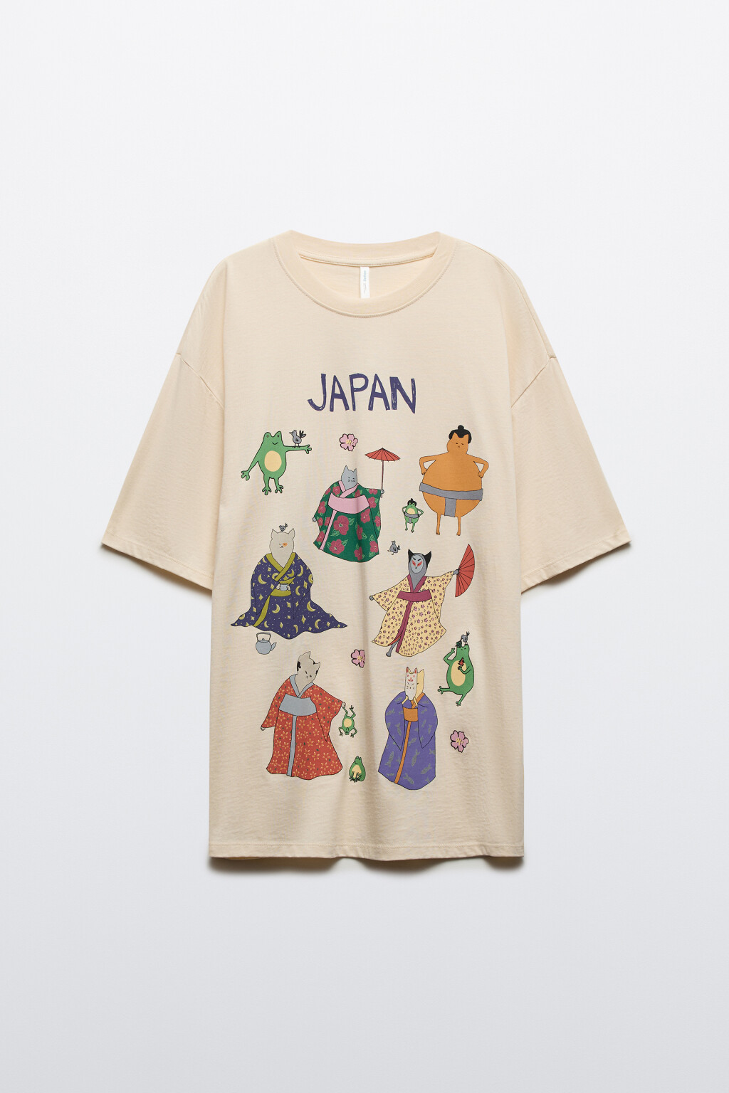 Футболка хлопковая с принтом - цвет мультиколор - 7