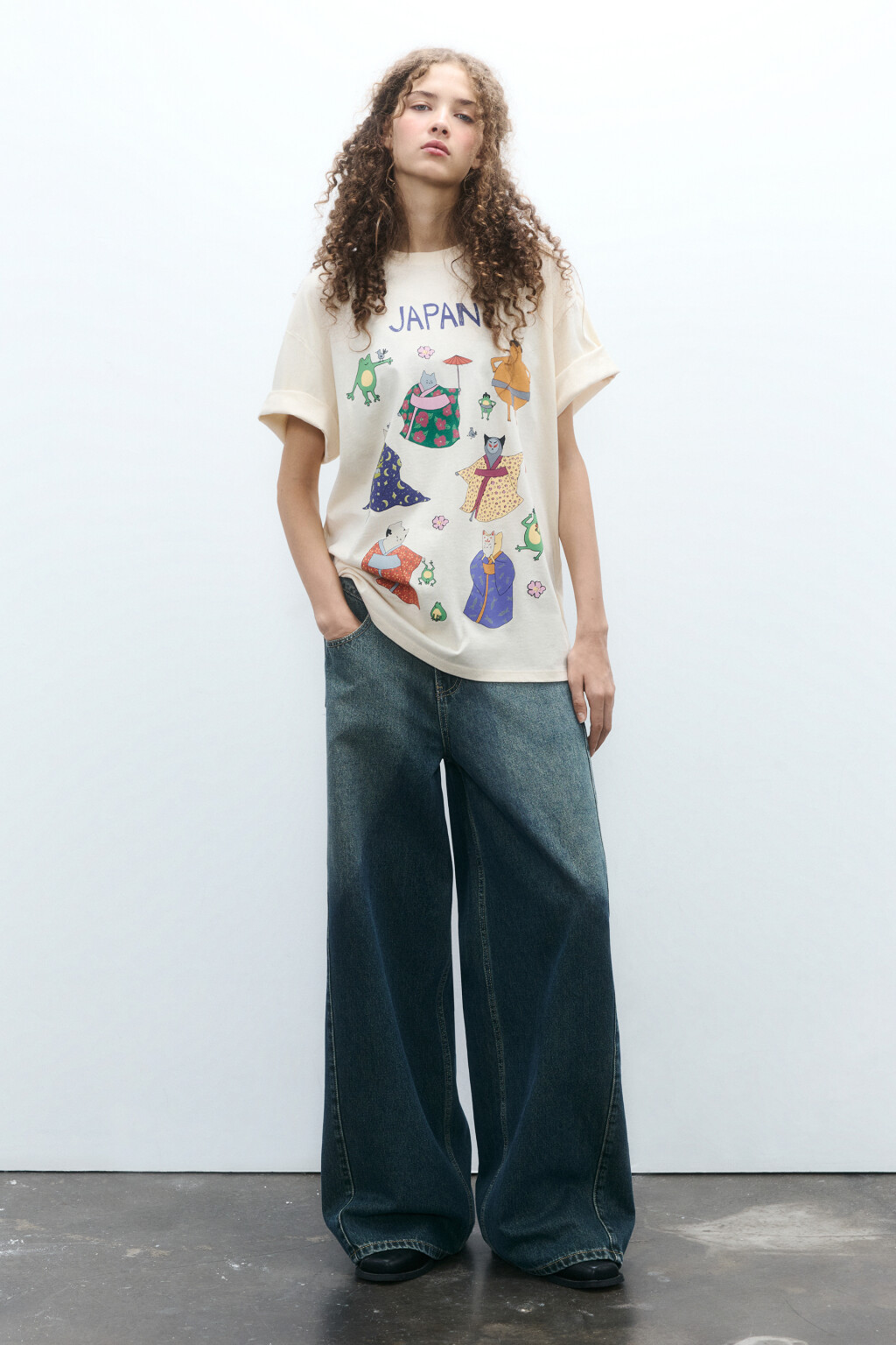 Футболка хлопковая с принтом - цвет мультиколор - 4